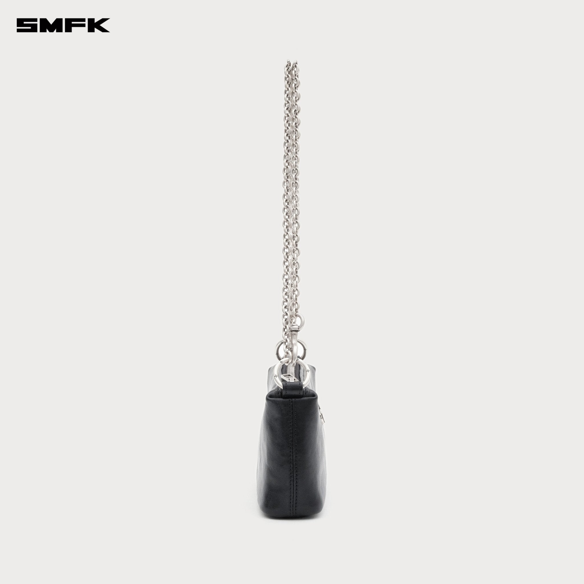 SMFK Compass Badge Folding Chain Bag In Black (Small) | MADAX