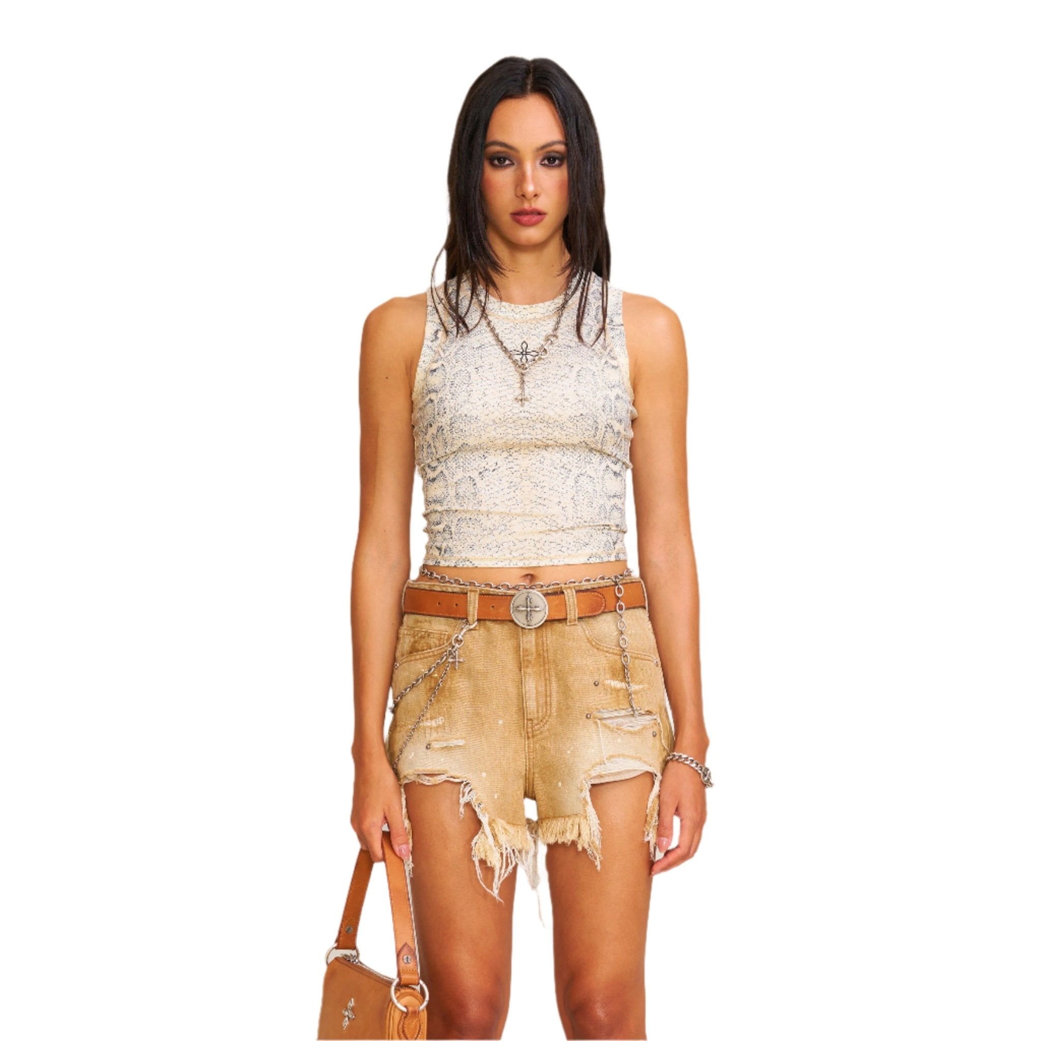 SMFK Compass Beverly Body Tank In Snake Pattern | MADAX