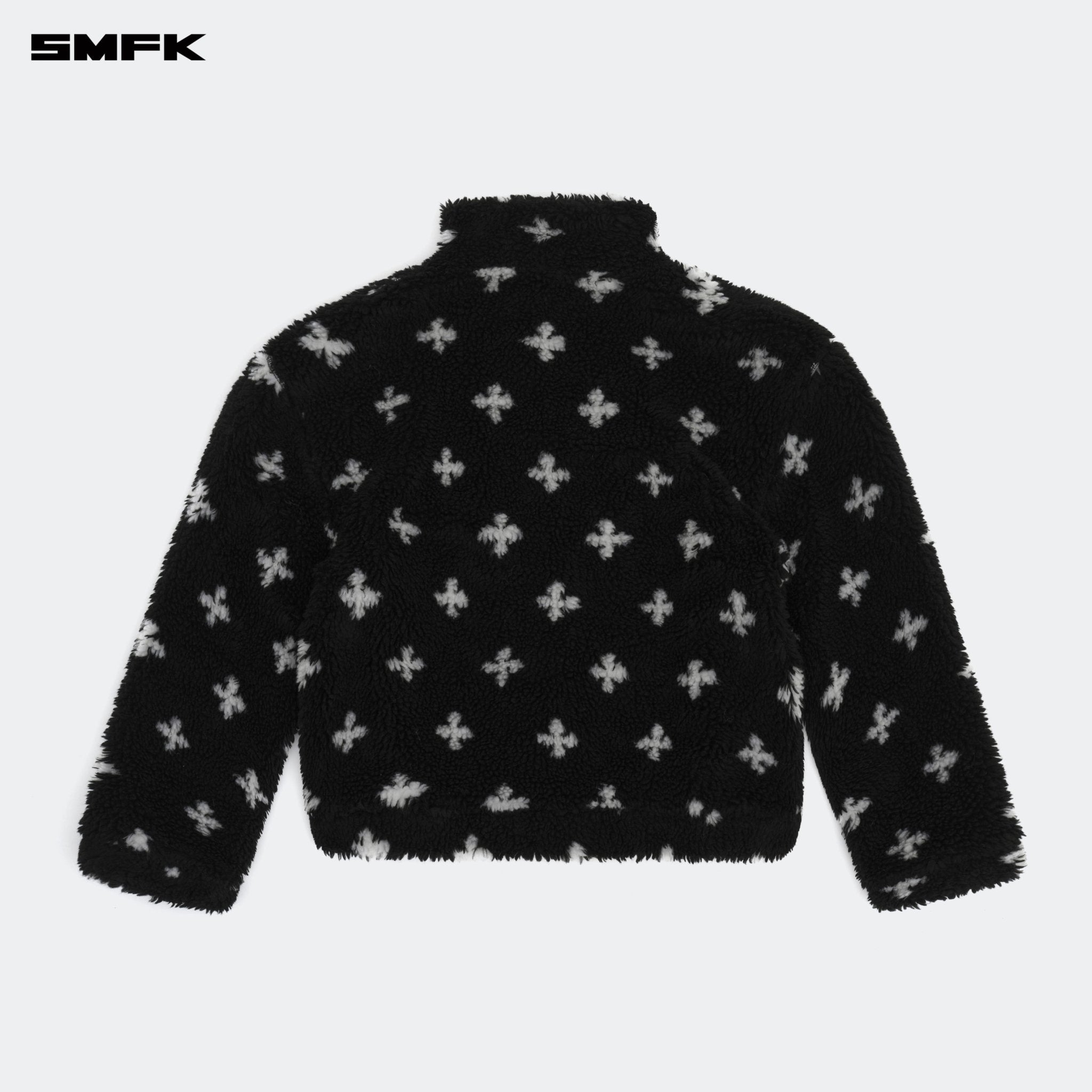 SMFK Compass Black Garden Outdoor Furry Jacket | MADAX