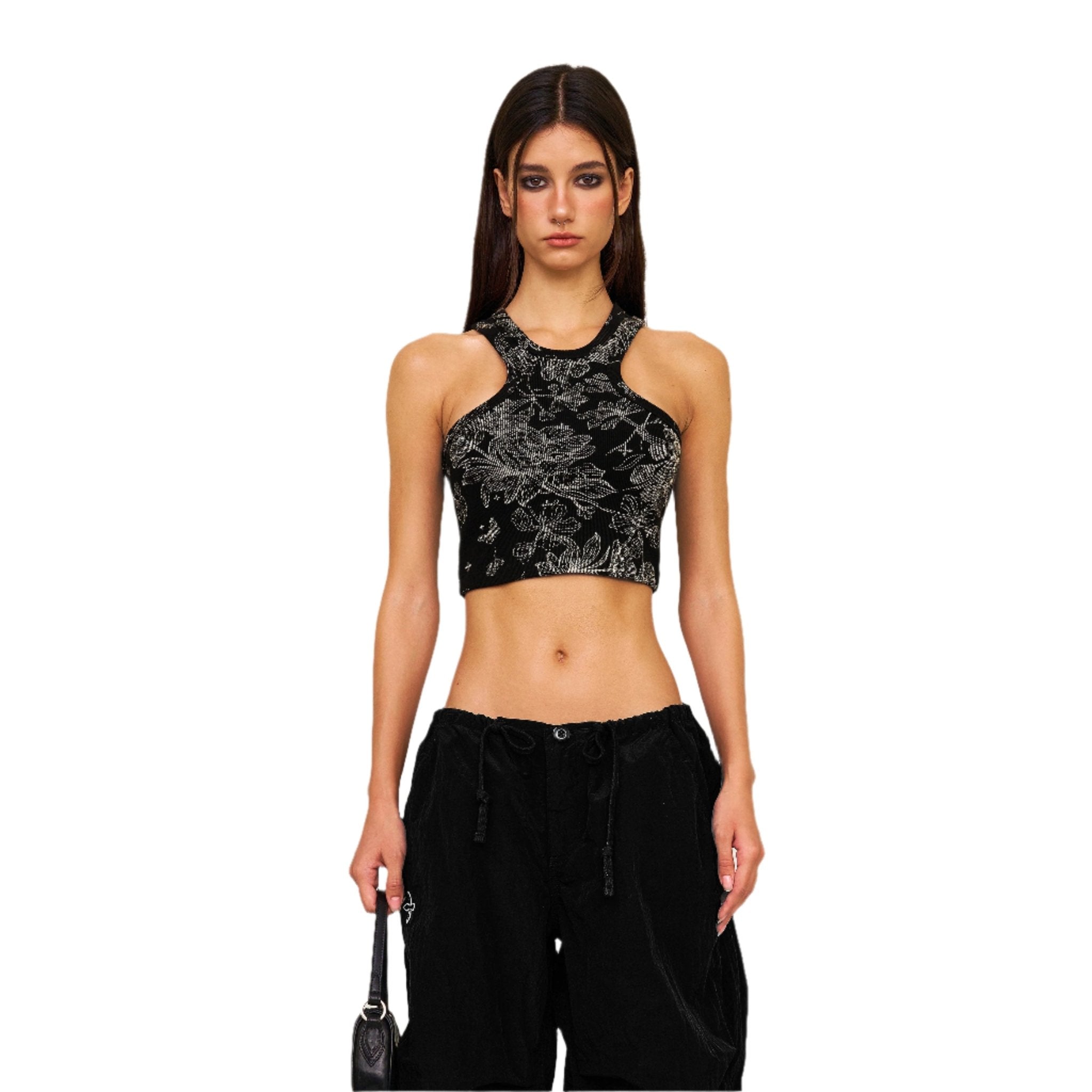 SMFK Compass Black Jade Garden Training Vest Magnolia Totem | MADAX