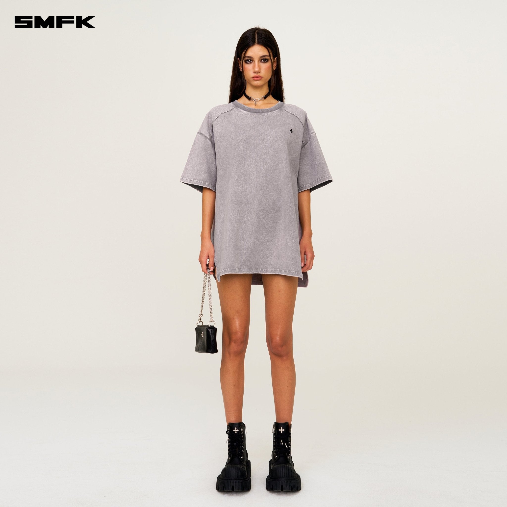 SMFK Compass California Tee In Grey | MADAX