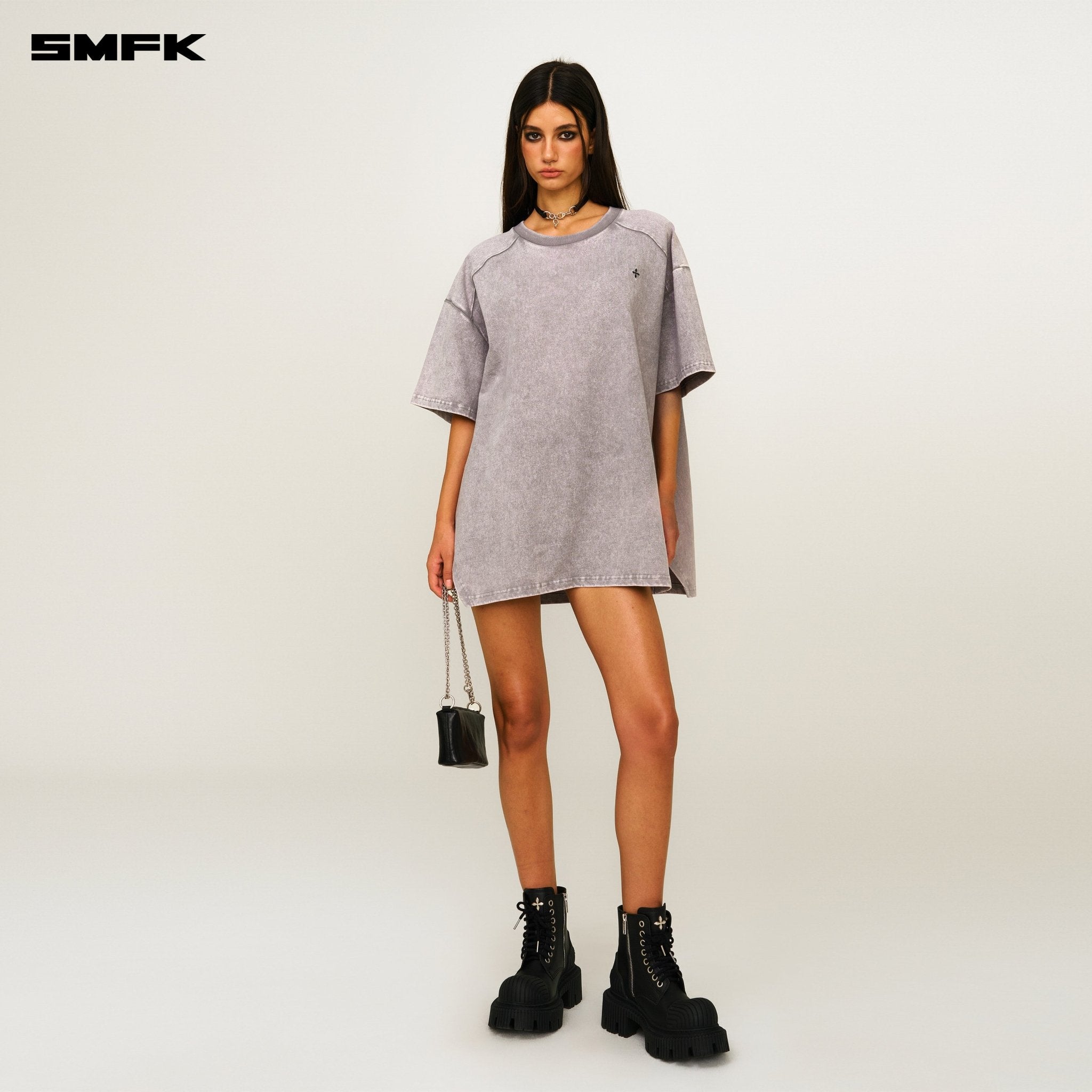 SMFK Compass California Tee In Grey | MADAX