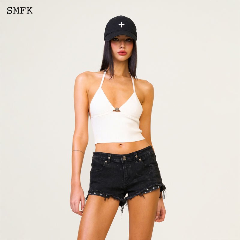 SMFK Compass Classic Cross Baseball Cap In Black | MADA IN CHINA