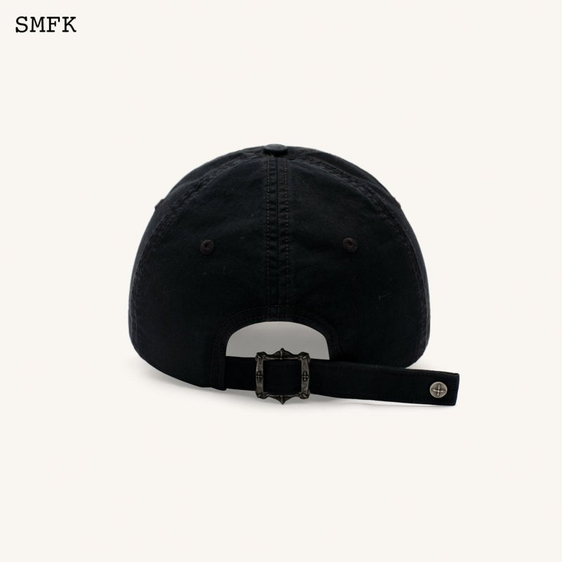 SMFK Compass Classic Cross Baseball Cap In Black | MADA IN CHINA