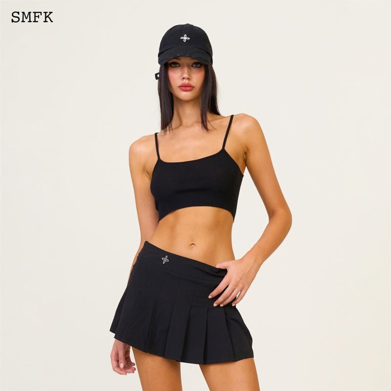 SMFK Compass Classic Cross Chain Baseball Cap In Black | MADA IN CHINA