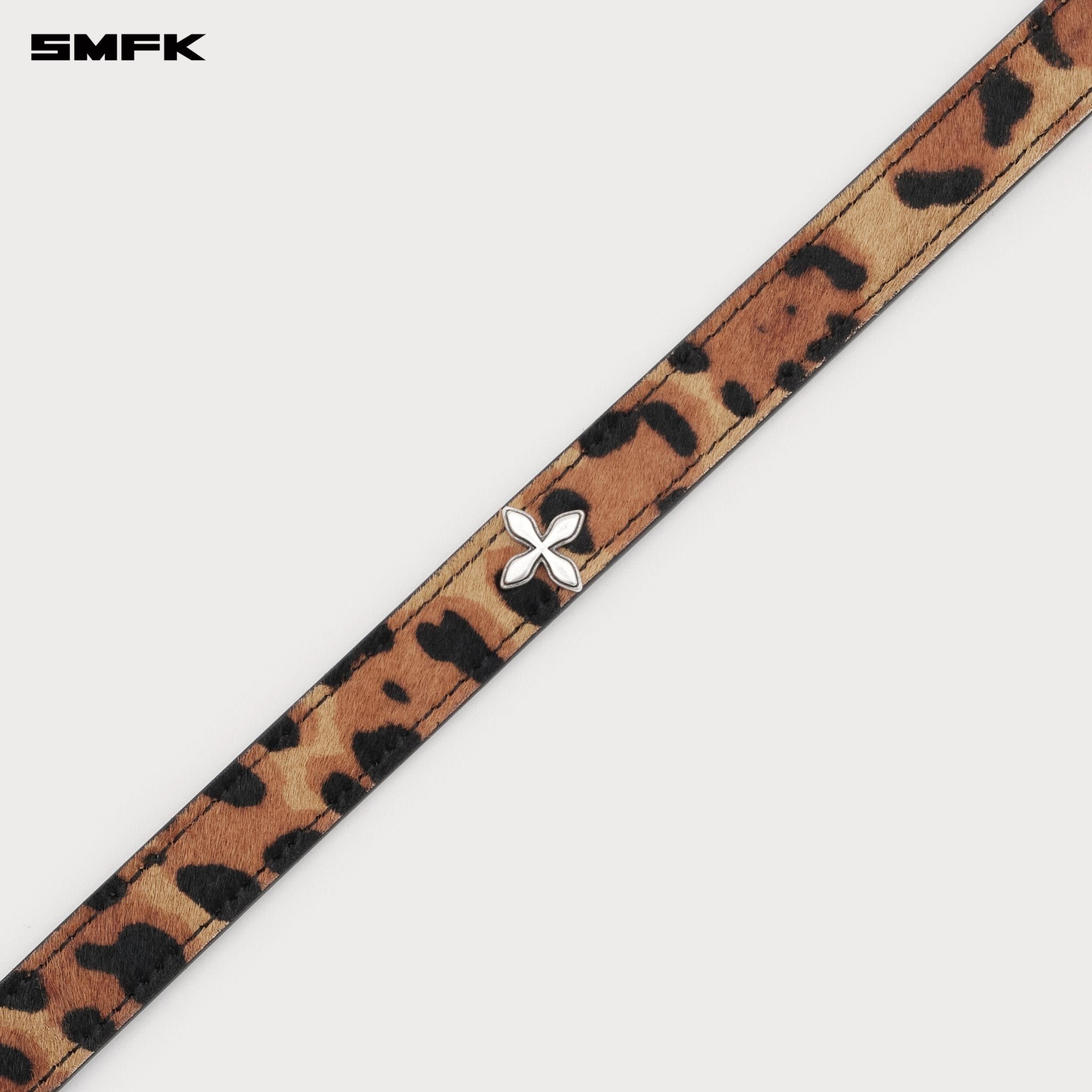 SMFK Compass Classic Fur Turtleneck Choker In Leopard Print | MADAX
