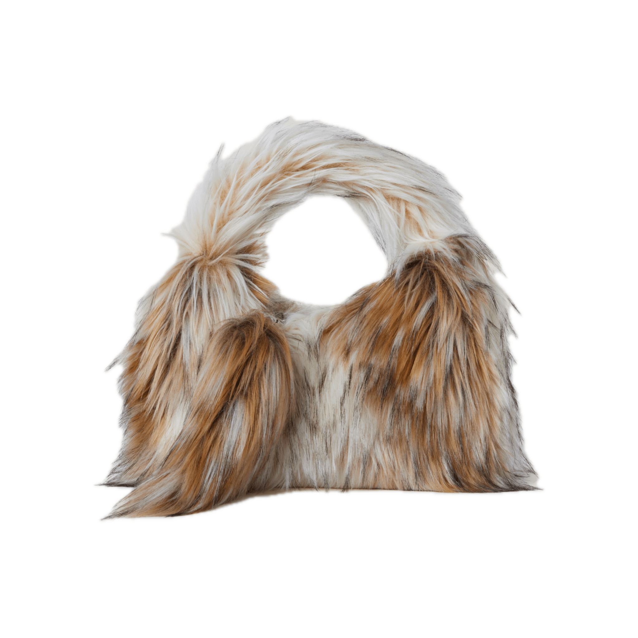SMFK COMPASS COBBLE FURRY BAG/SMALL ARCTIC WOLF WHITE | MADAX