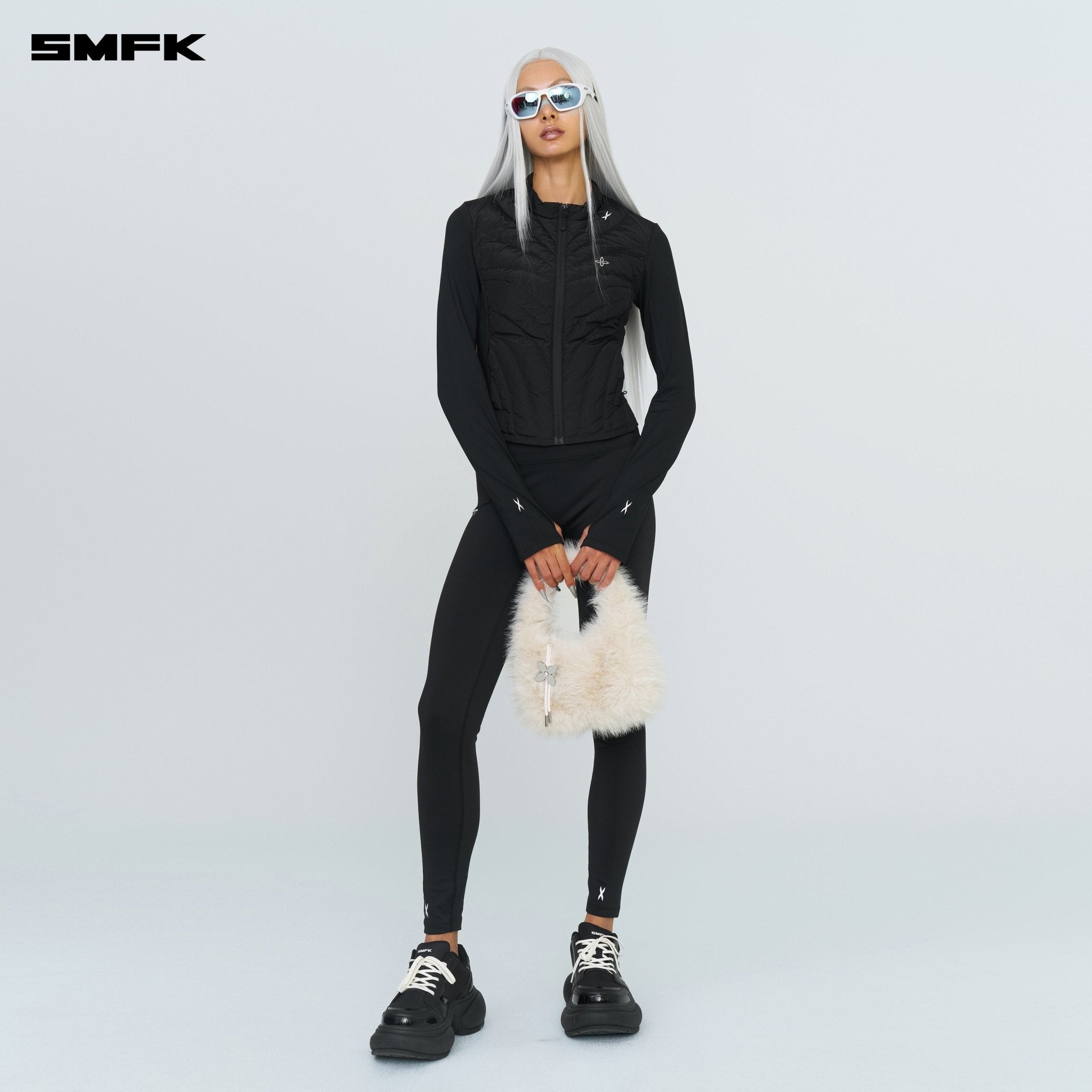 SMFK Compass Cobble Small Bag In Cream | MADAX