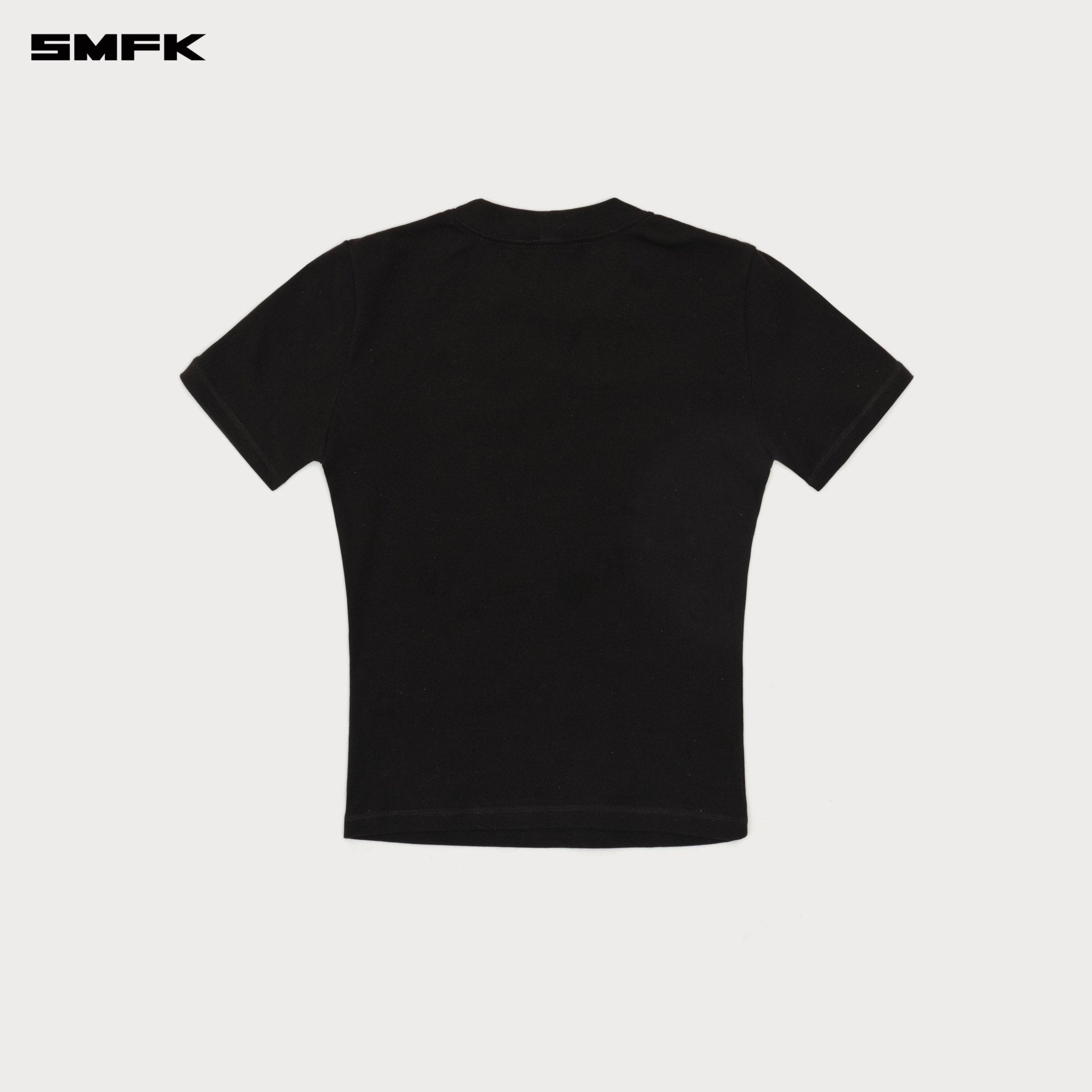 SMFK Compass Cross Badge Waist TEE In Black | MADAX