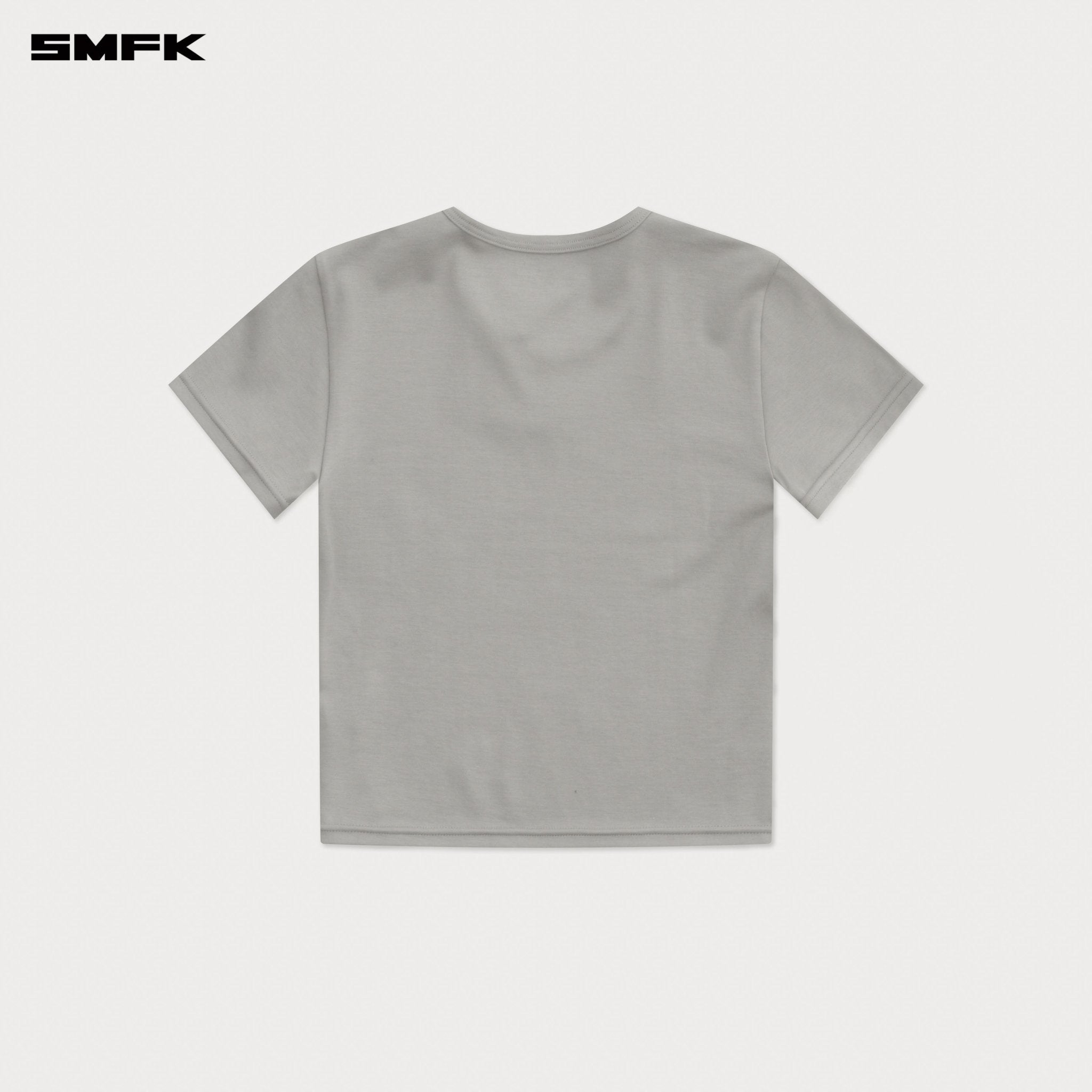 SMFK Compass Cross Classic Sports Tight Tee In Grey | MADAX