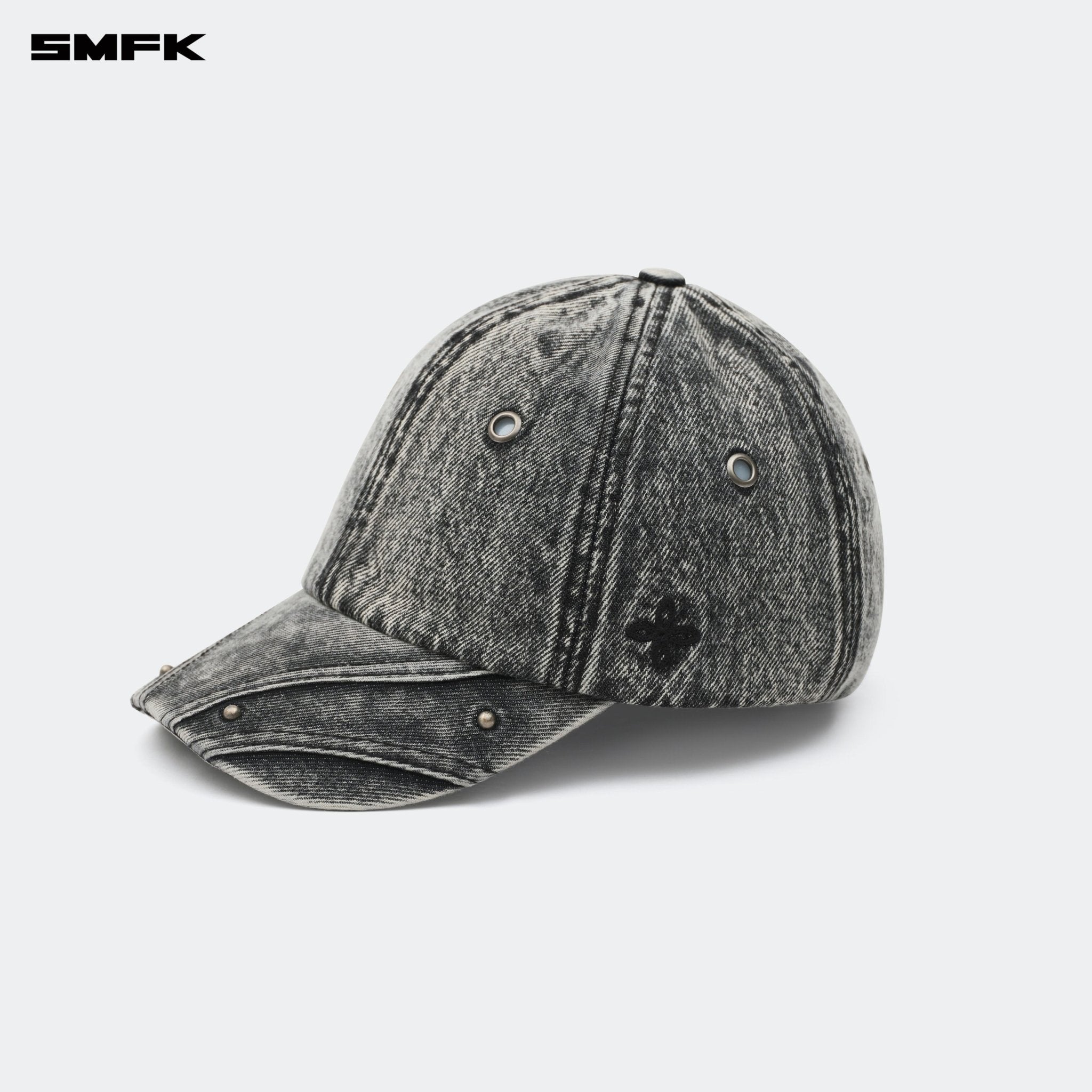 SMFK Compass Cross Denim Snowflake Cap | MADAX