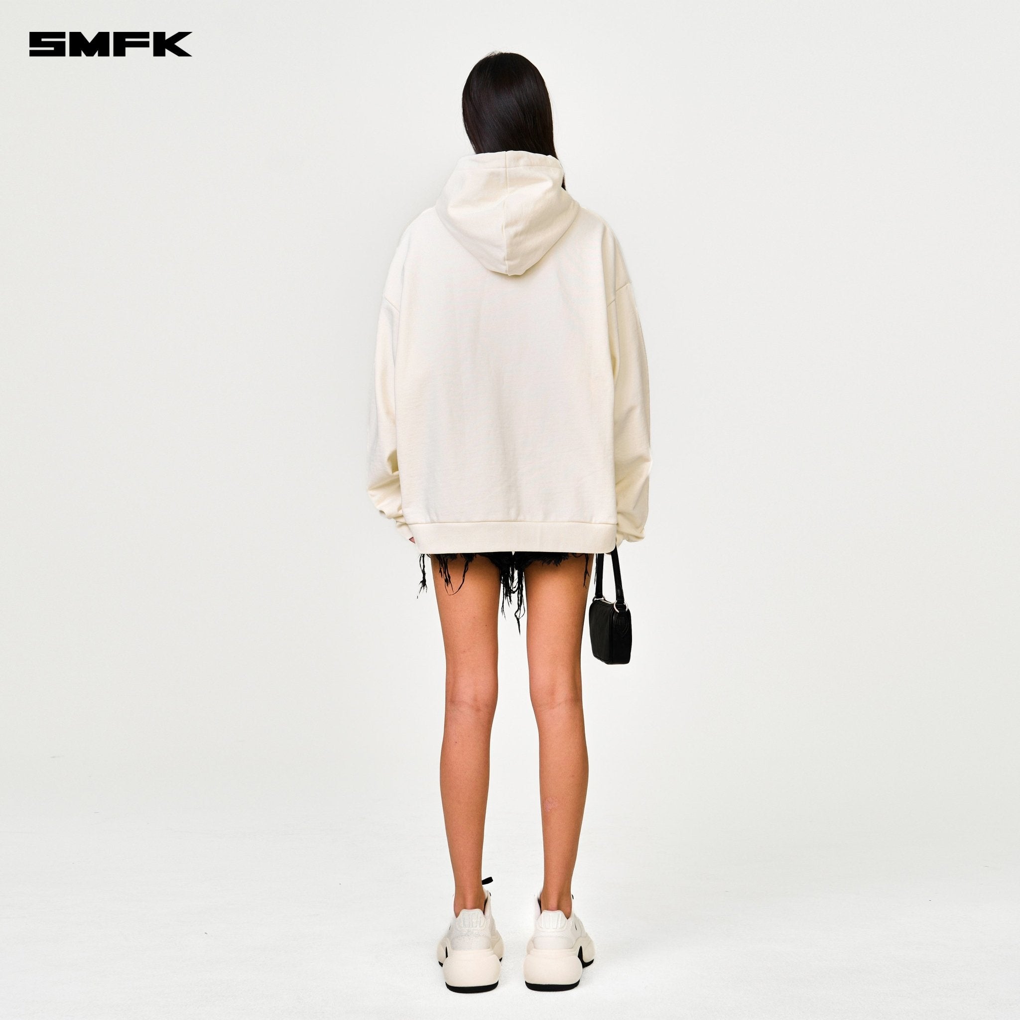 SMFK Compass Cross External 1st Generation Hoodie In White | MADAX