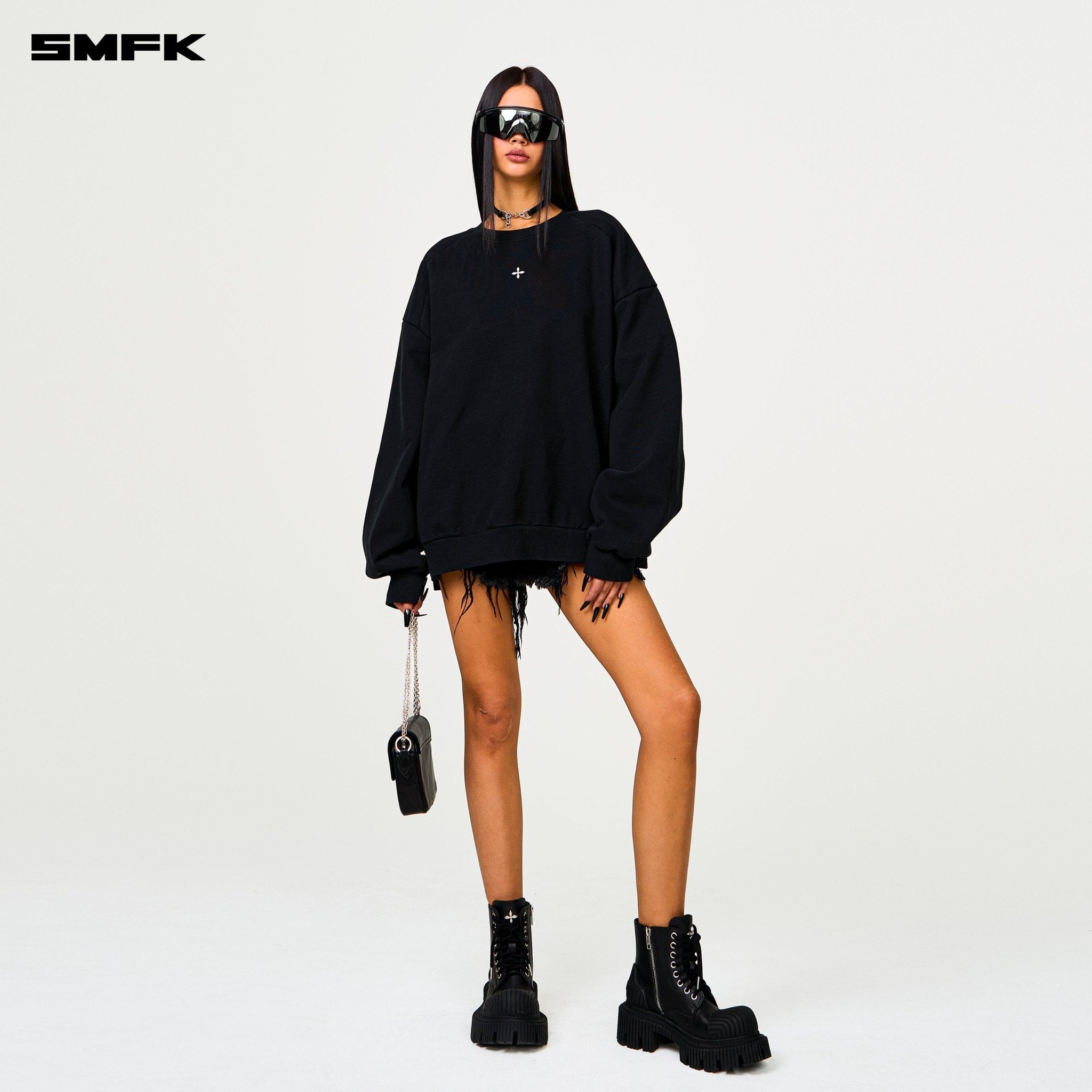SMFK Compass Cross External 1st Generation Sweatshirt In Black | MADAX