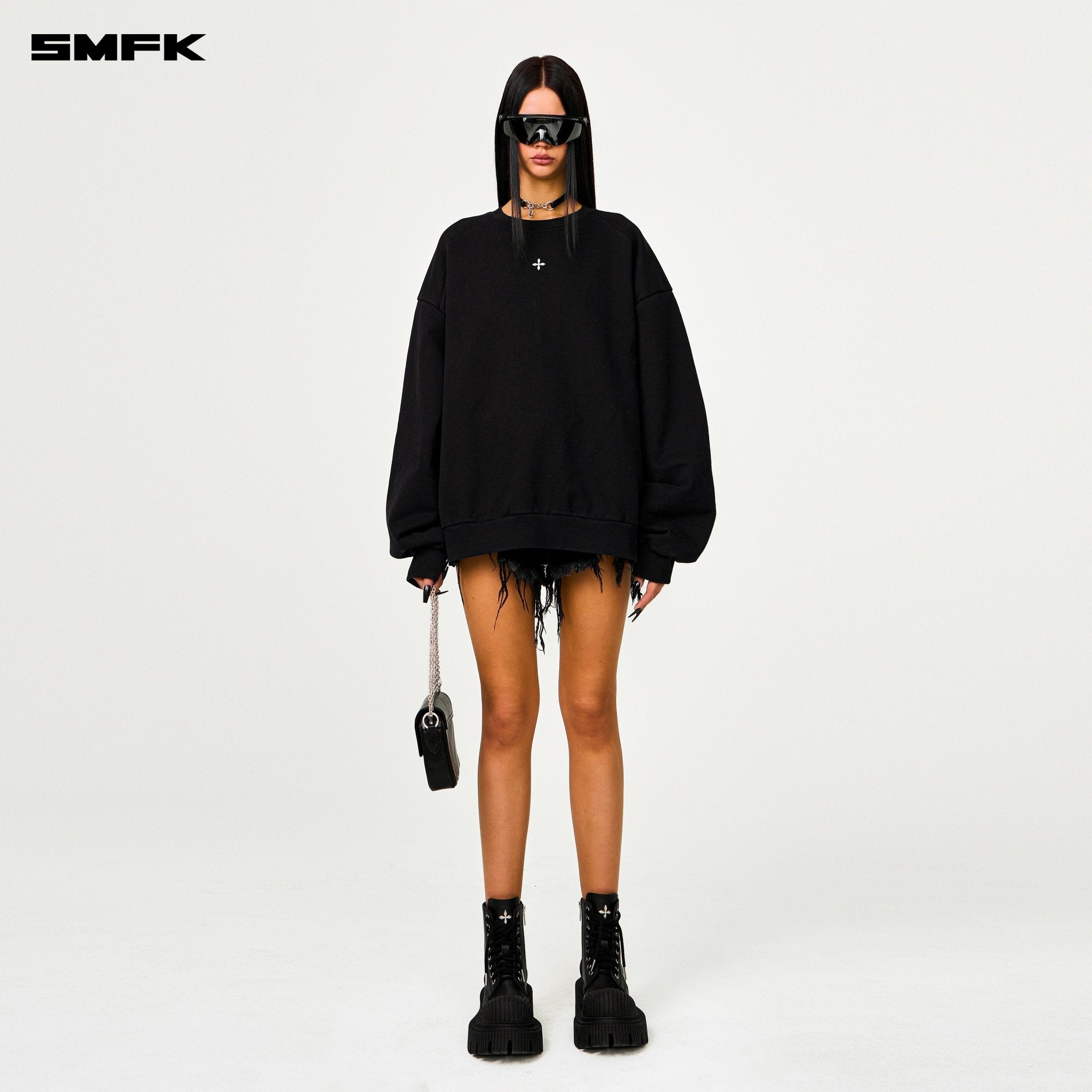 SMFK Compass Cross External 1st Generation Sweatshirt In Black | MADAX