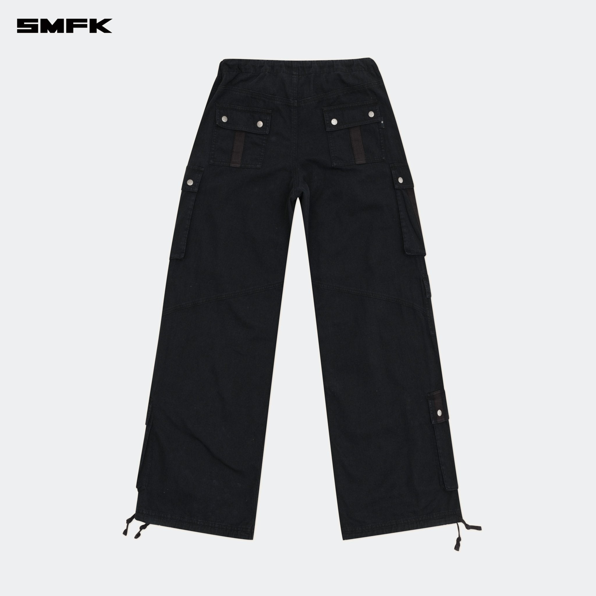 SMFK Compass Cyber Tarpan Retro Paratrooper Pants Black | MADAX