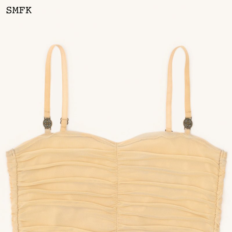 SMFK Compass Garden Saro Vest Top Nude | MADA IN CHINA