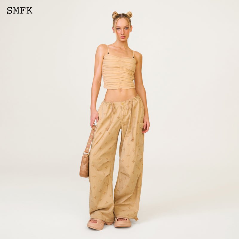 SMFK Compass Garden Saro Vest Top Nude | MADA IN CHINA