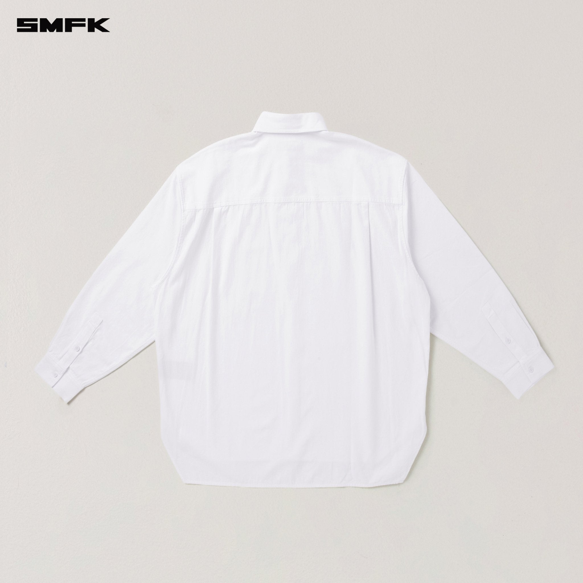 SMFK Compass Giant Shirt In Snow Mountain White | MADAX