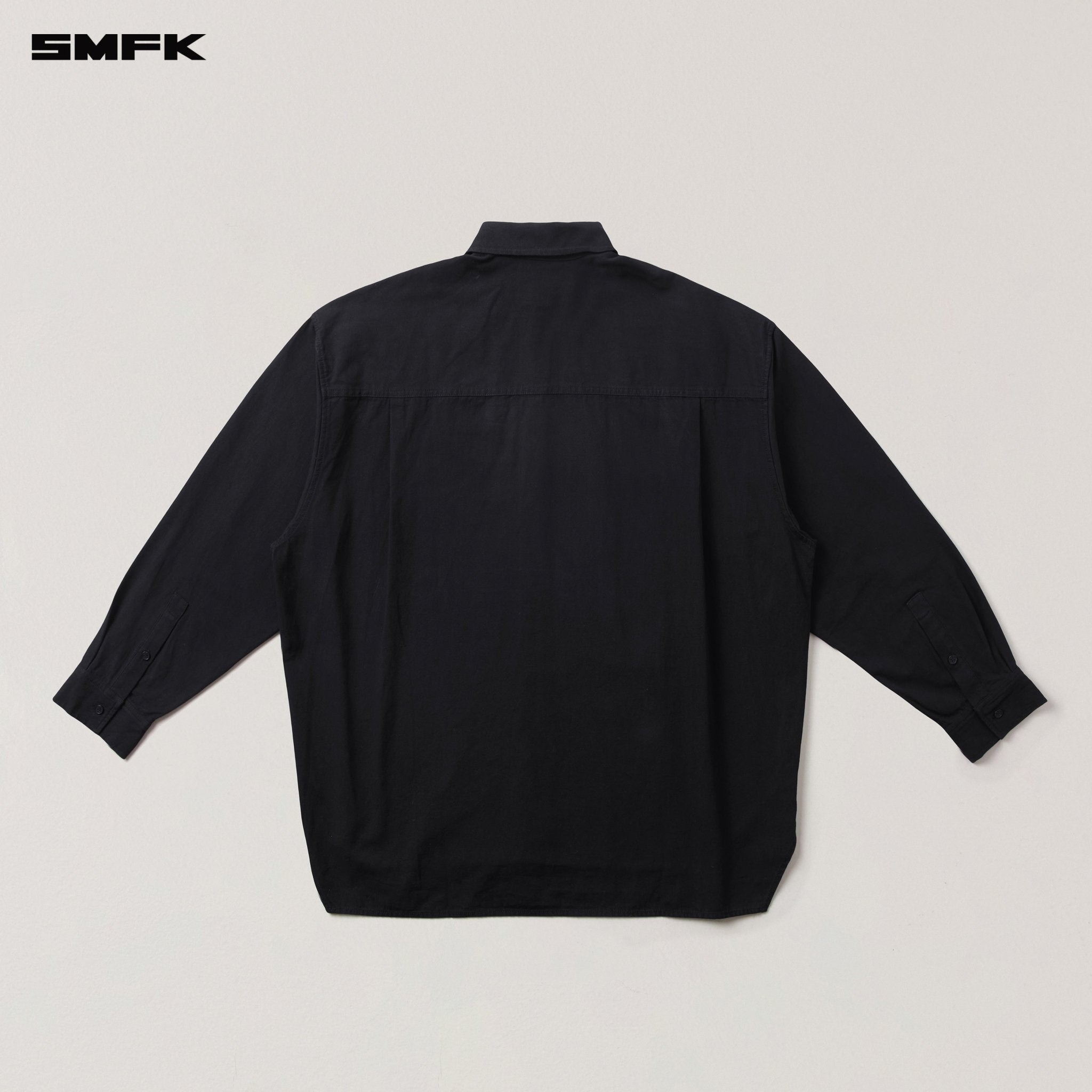 SMFK Compass Giant Shirt In Wild Black | MADAX