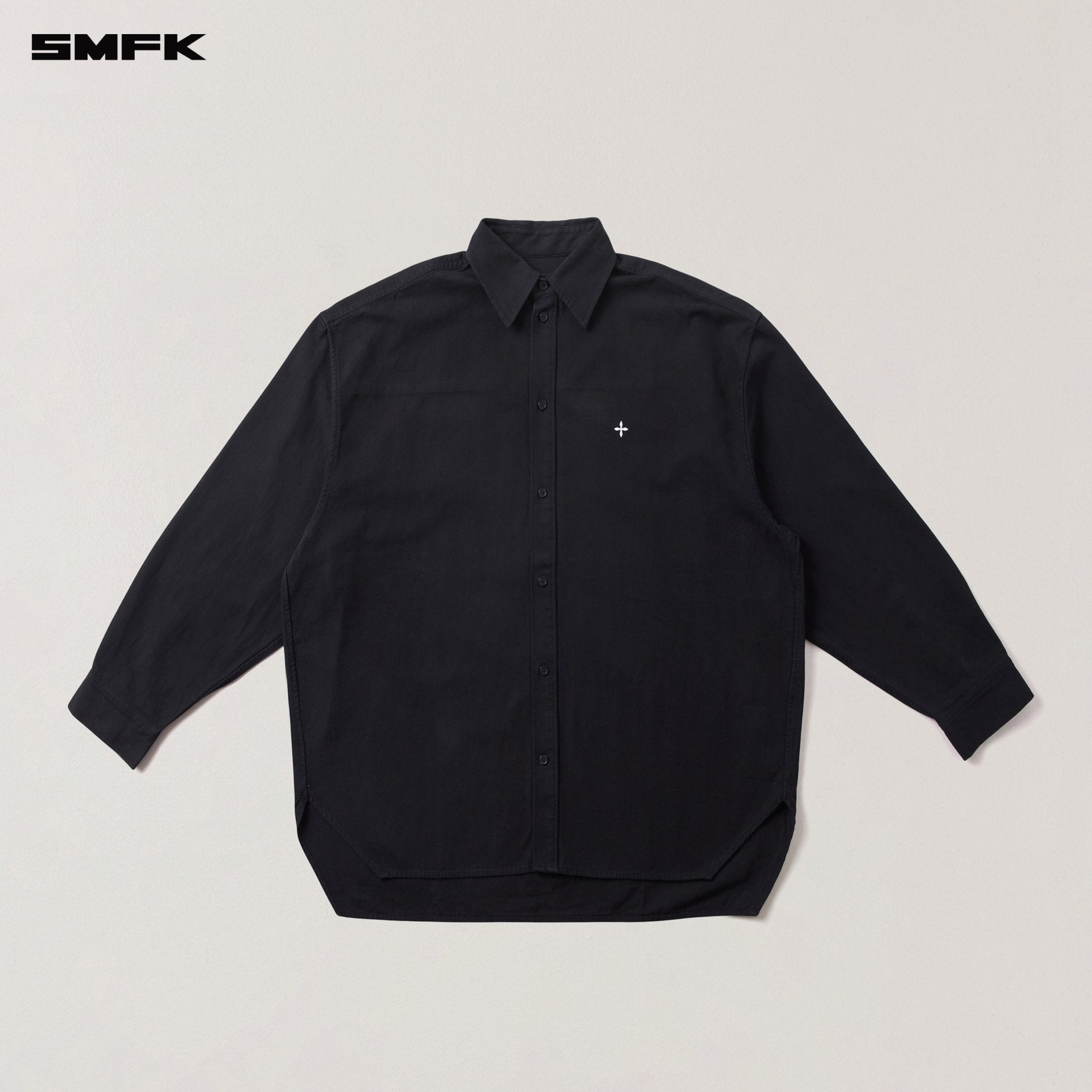 SMFK Compass Giant Shirt In Wild Black | MADAX