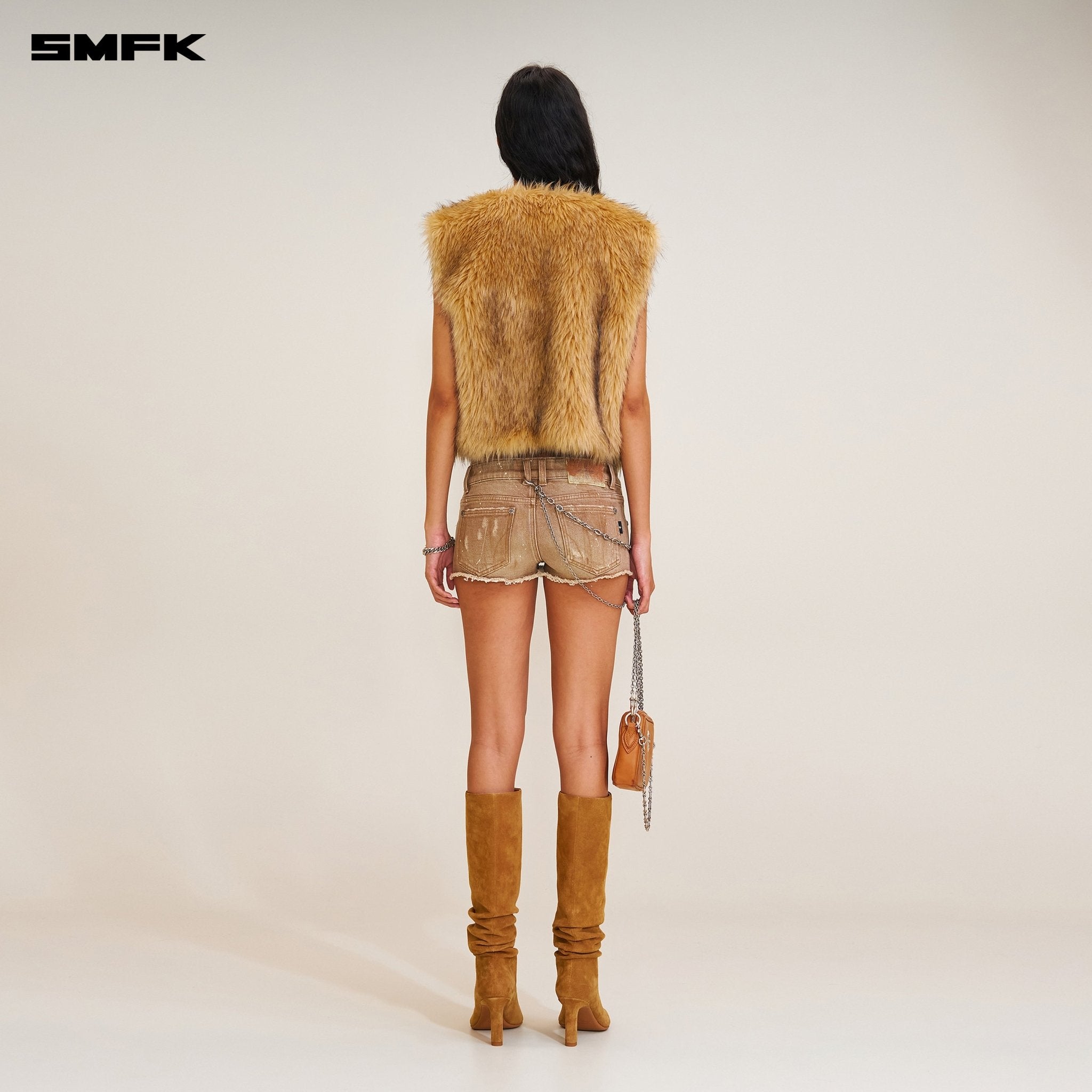 SMFK Compass Grassland Woolly Huge Tank In Wild Brown | MADAX