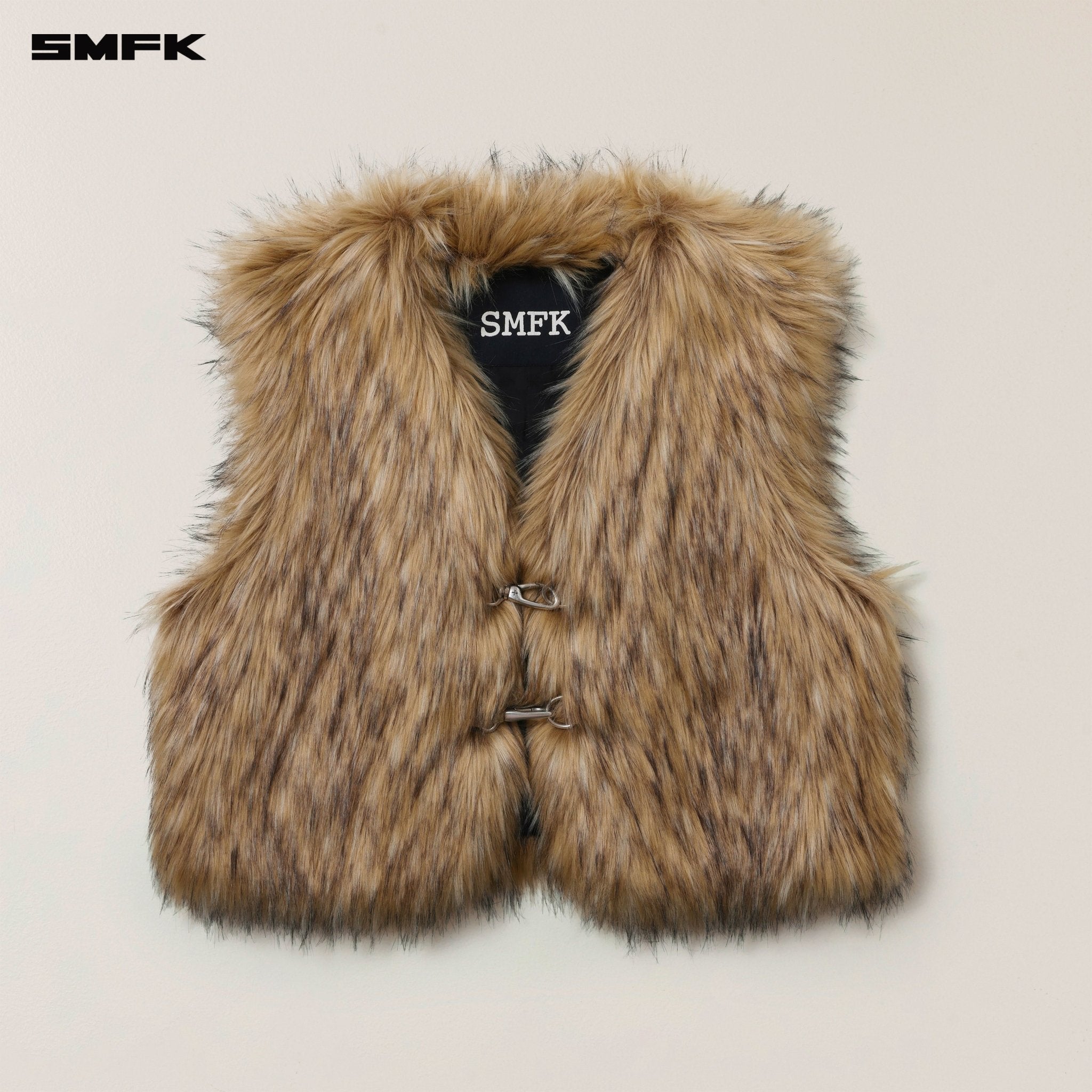 SMFK Compass Grassland Woolly Huge Tank In Wolf Brown | MADAX