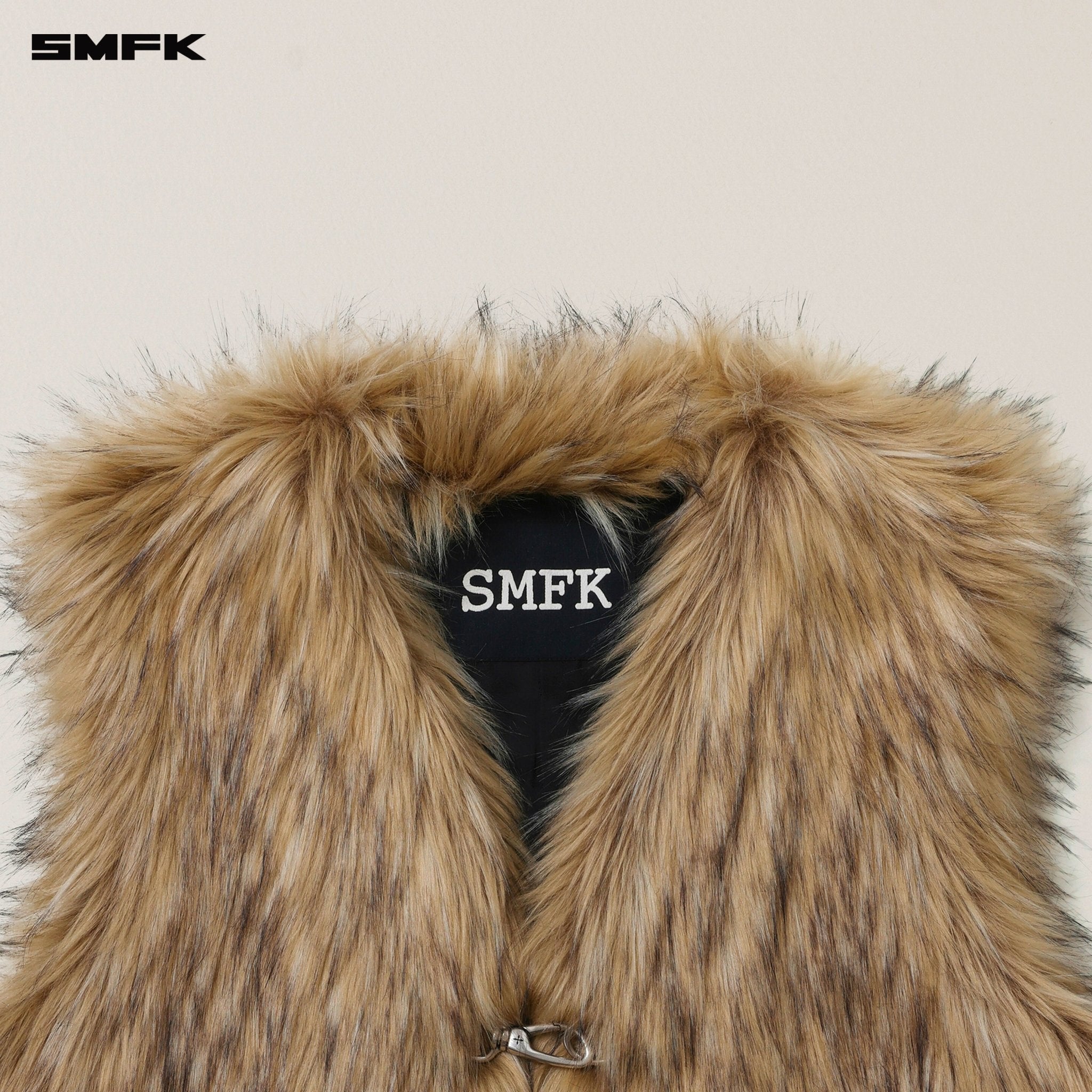 SMFK Compass Grassland Woolly Huge Tank In Wolf Brown | MADAX