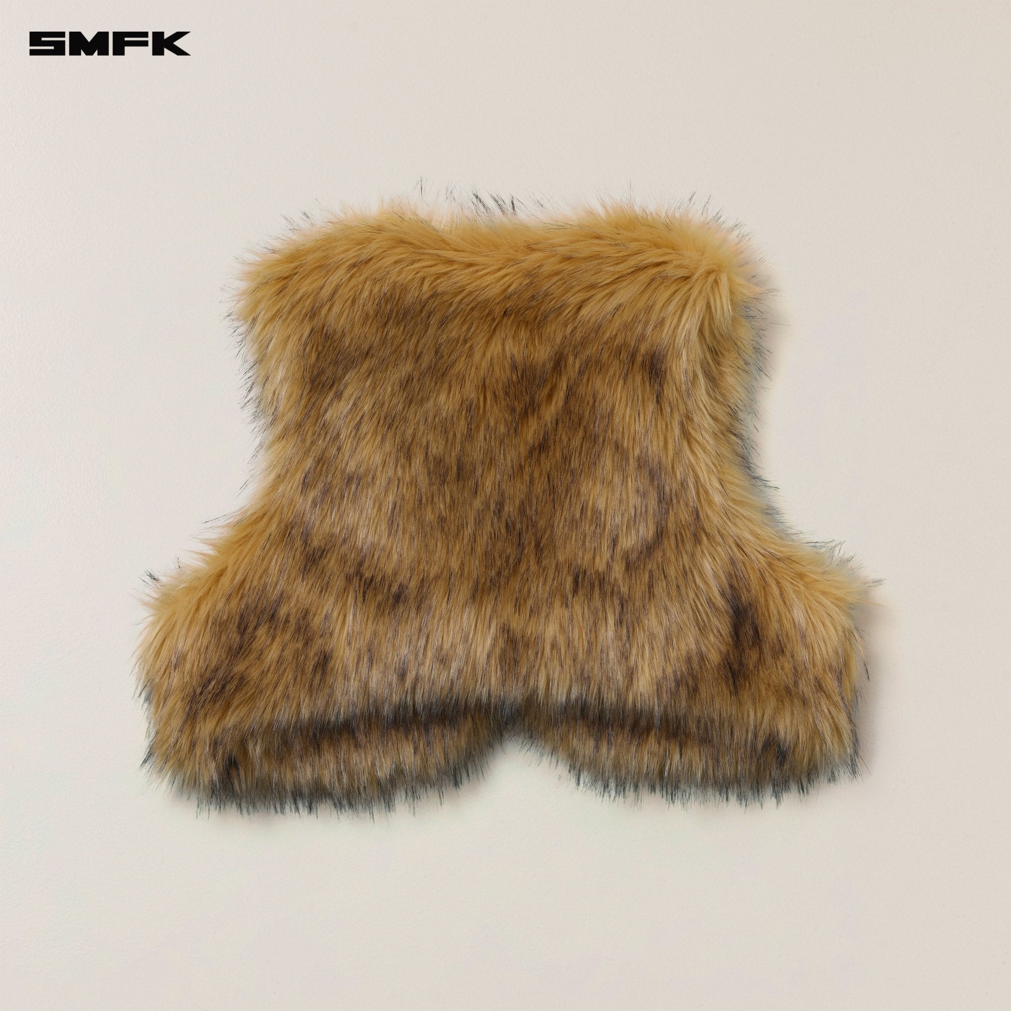 SMFK Compass Grassland Woolly Short Tank In Wild Brown | MADAX