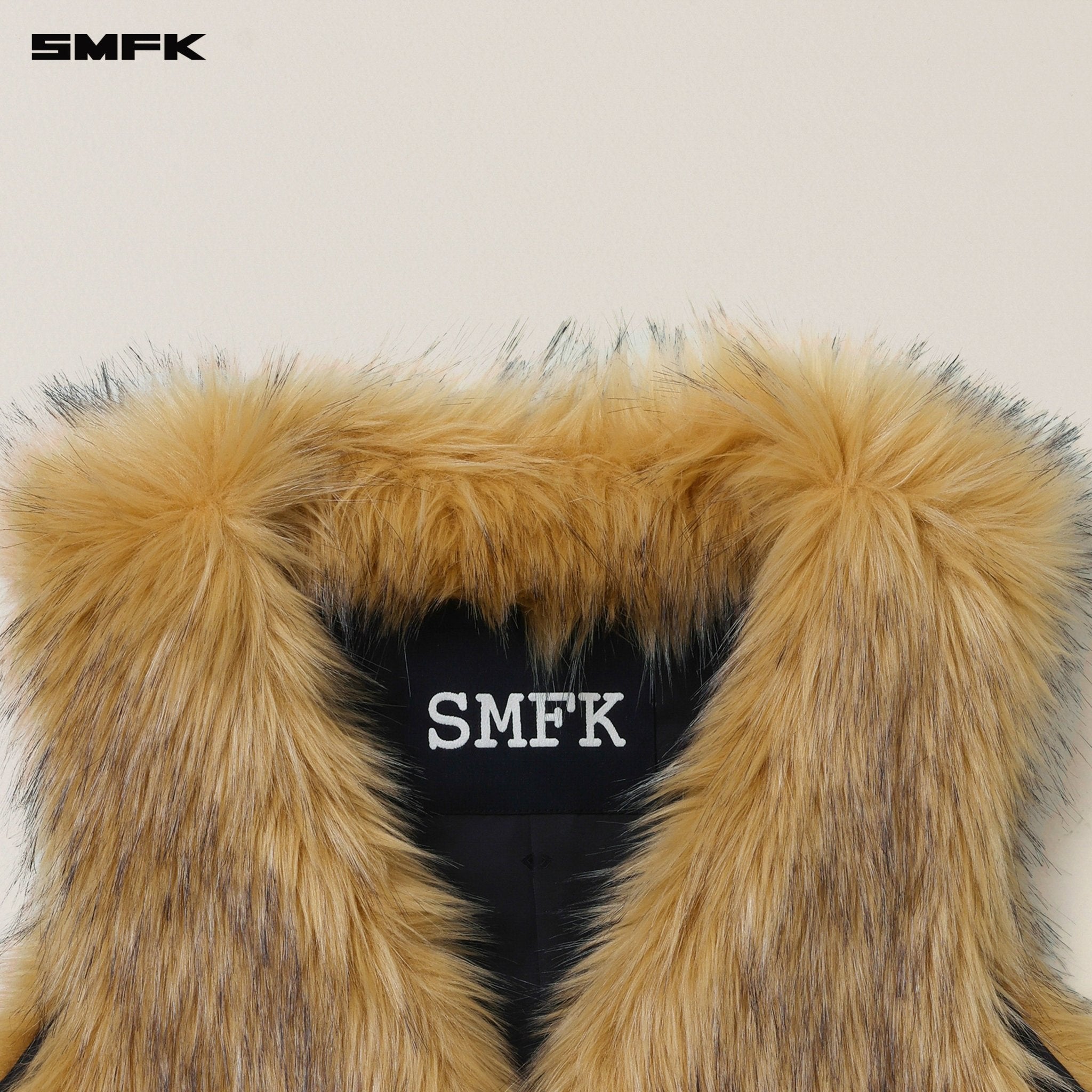 SMFK Compass Grassland Woolly Short Tank In Wild Brown | MADAX