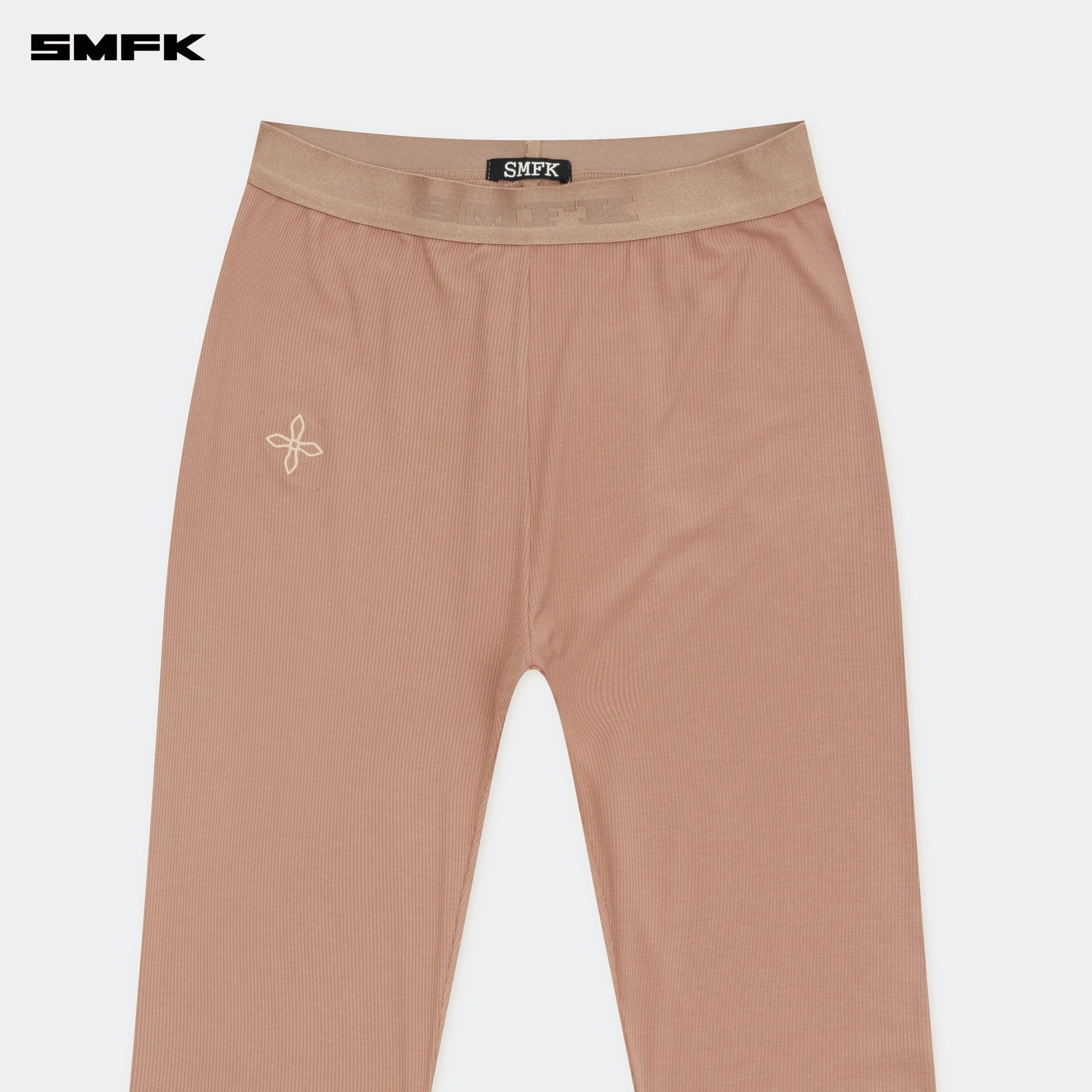 SMFK Compass Hug High - Waisted Sports Flared Pants Nude | MADAX