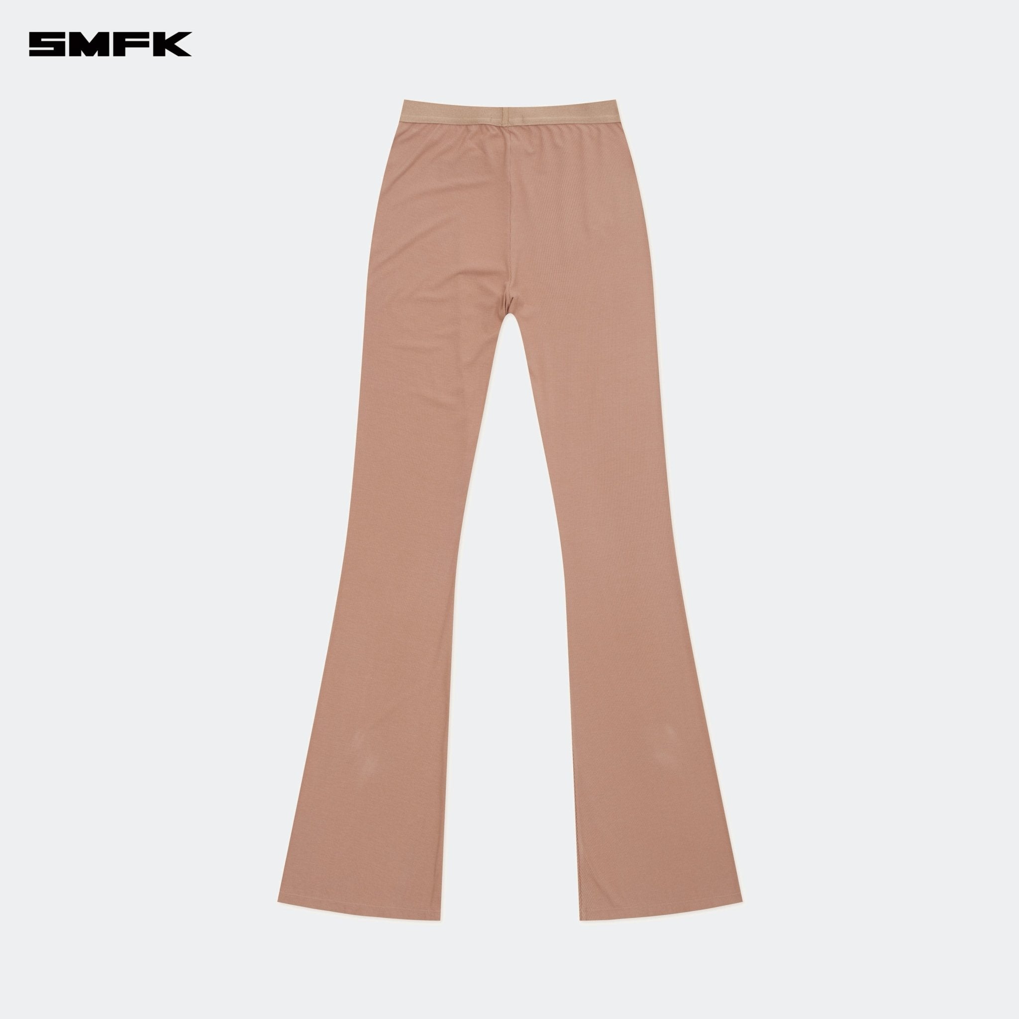 SMFK Compass Hug High - Waisted Sports Flared Pants Nude | MADAX