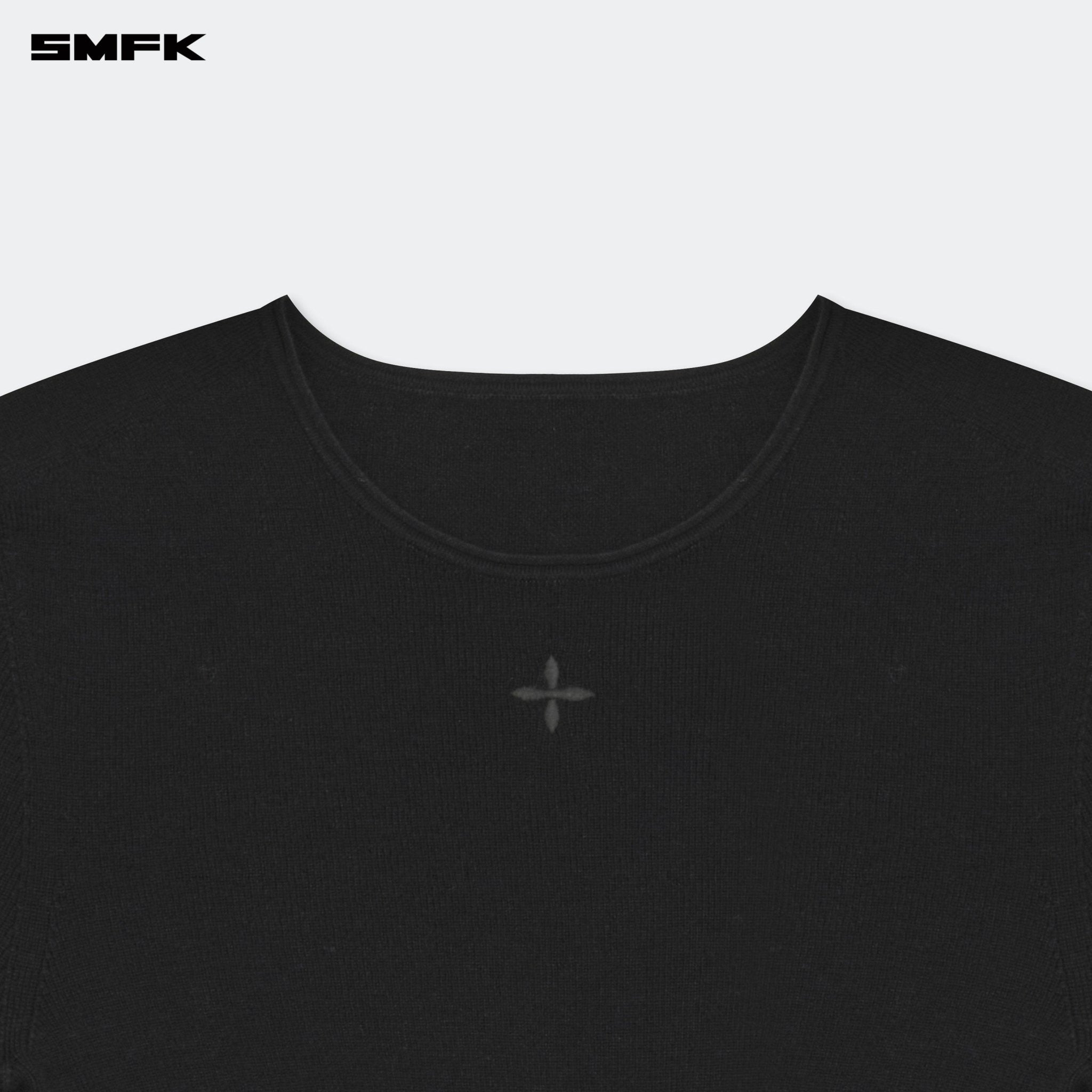 SMFK Compass Hug Seamless Wool Knit Tee | MADAX