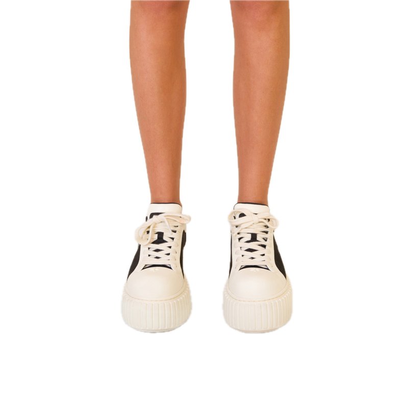 SMFK コンパスライダーロー トップスニーカー 2024✨極厚底✨SMFK コンパスライダー ロートップ ブーツ/スニーカー