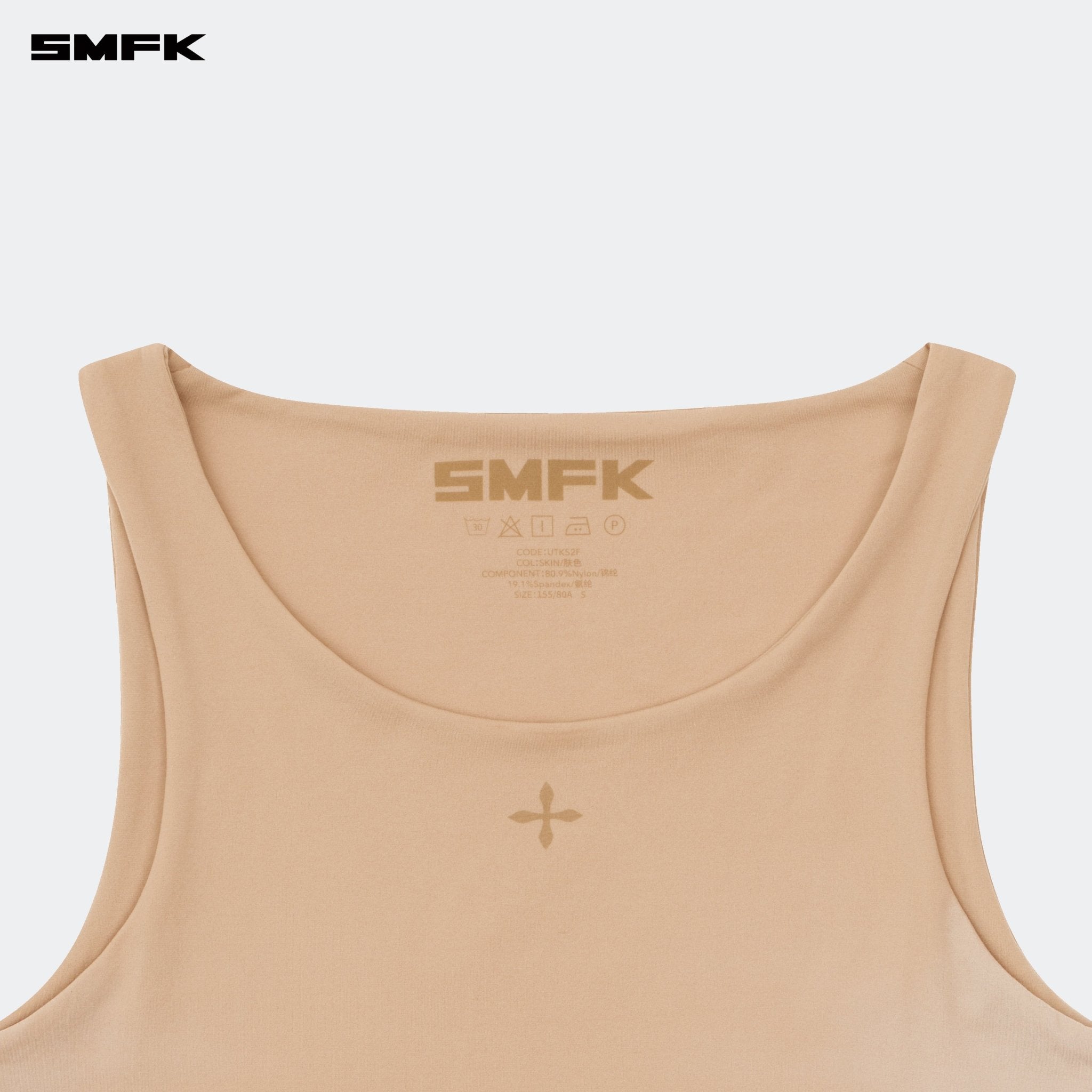 SMFK Compass Hug Skin Comprehensive Vest Nude | MADAX