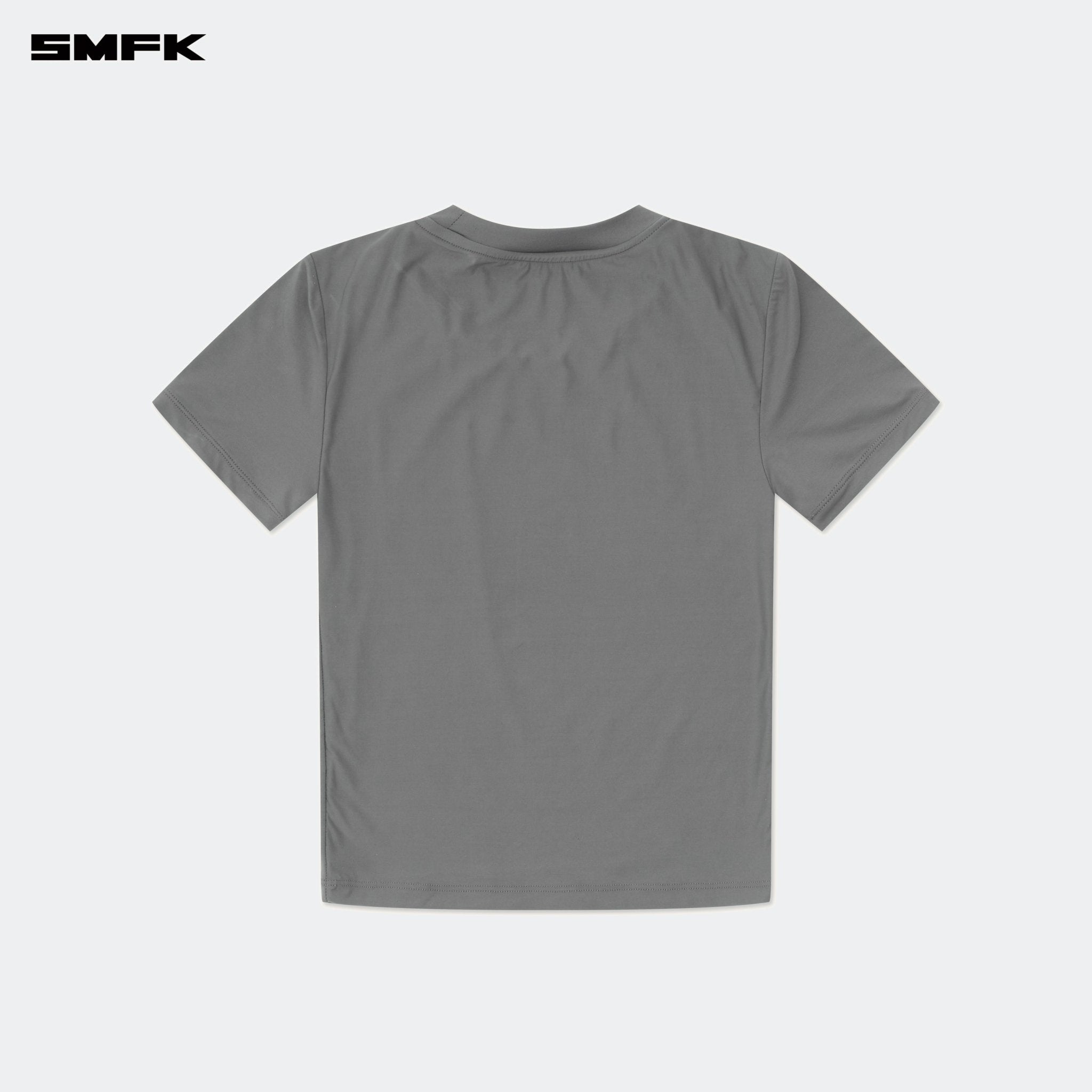 SMFK Compass Hug Skin - Tight Fitting Tee Dark Gray | MADAX