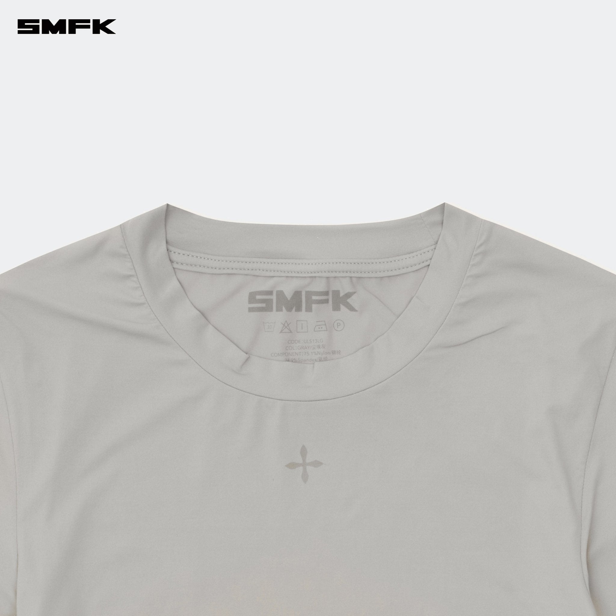 SMFK Compass Hug Skin - Tight Fitting Top Gray | MADAX