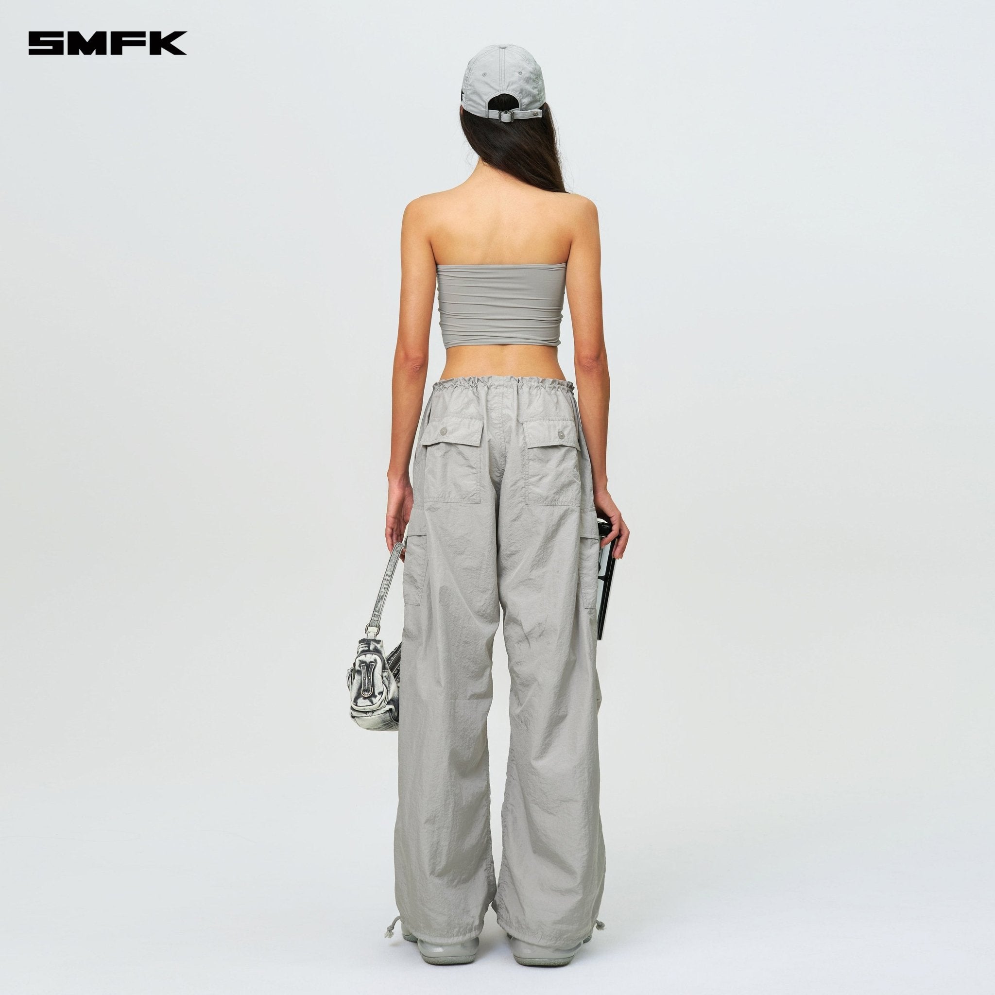 SMFK Compass Hug Skin Tube Top Gray | MADAX