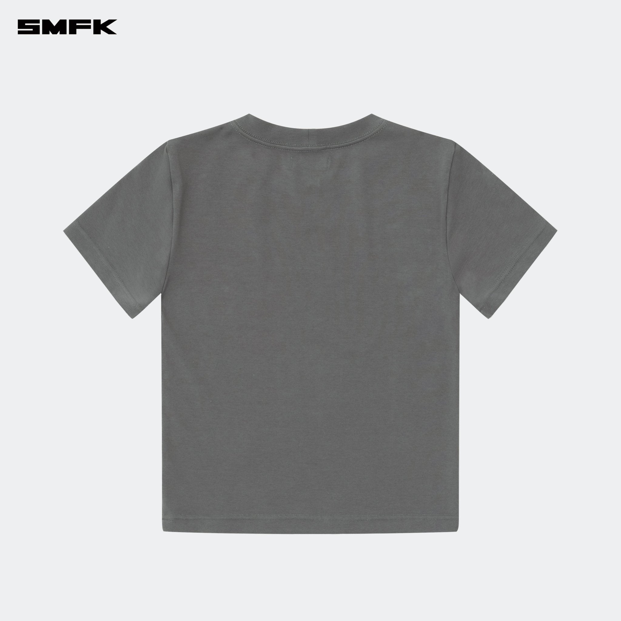 SMFK Compass Hug Slim Fit Tee Dark Gray | MADAX