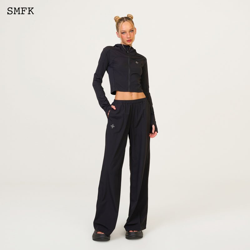 SMFK Compass Hug Sun-Proof Super Light Flared Pants Black | MADA IN CHINA