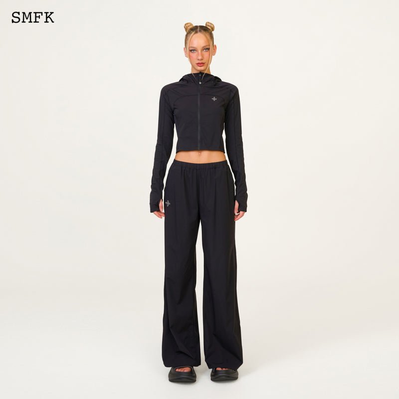 SMFK Compass Hug Sun-Proof Super Light Flared Pants Black | MADA IN CHINA