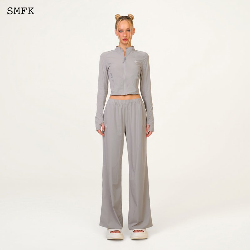 SMFK Compass Hug Sun-Proof Super Light Flared Pants Grey | MADA IN CHINA