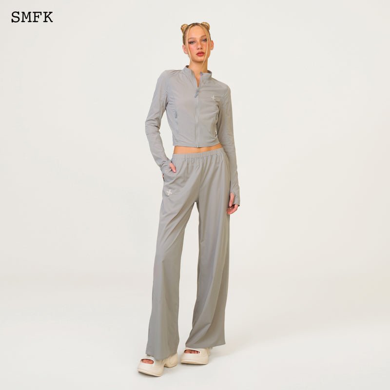 SMFK Compass Hug Sun-Proof Super Light Flared Pants Grey | MADA IN CHINA