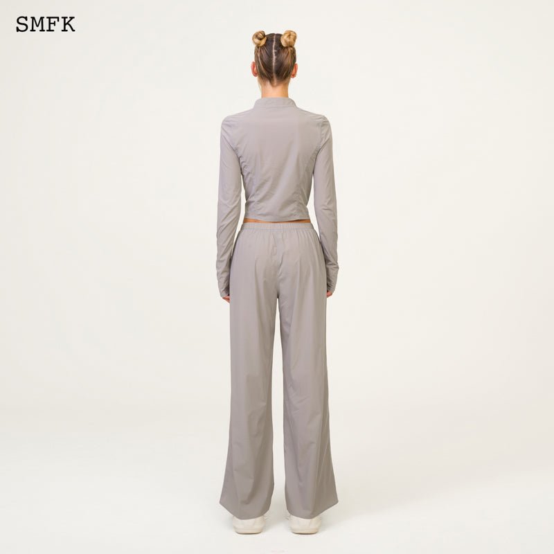 SMFK Compass Hug Sun-Proof Super Light Flared Pants Grey | MADA IN CHINA