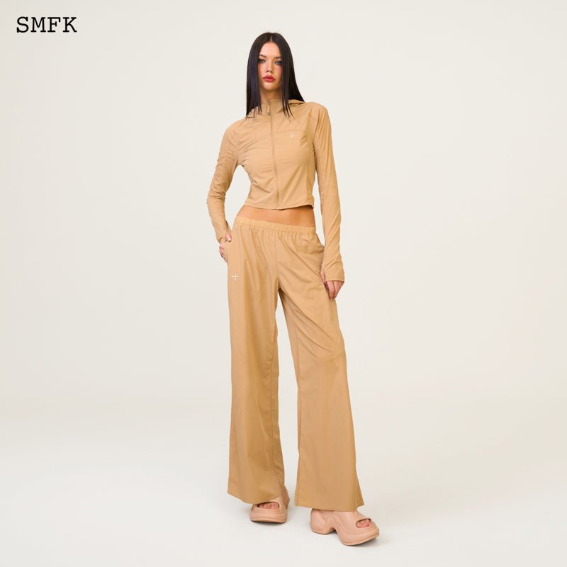 SMFK Compass Hug Sun-Proof Super Light Flared Pants Nude | MADA IN CHINA