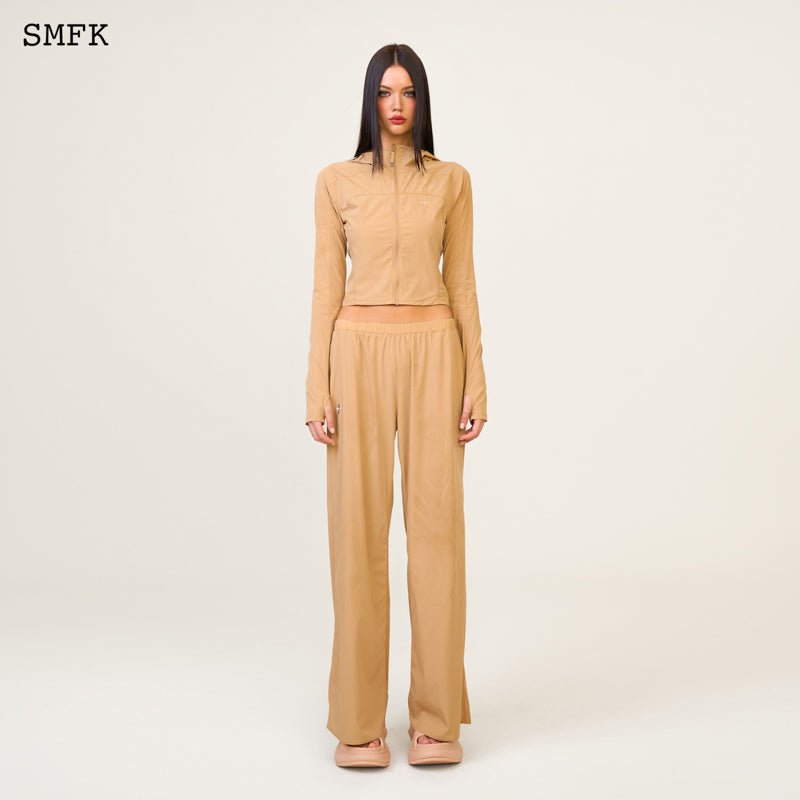 SMFK Compass Hug Sun-Proof Super Light Flared Pants Nude | MADA IN CHINA