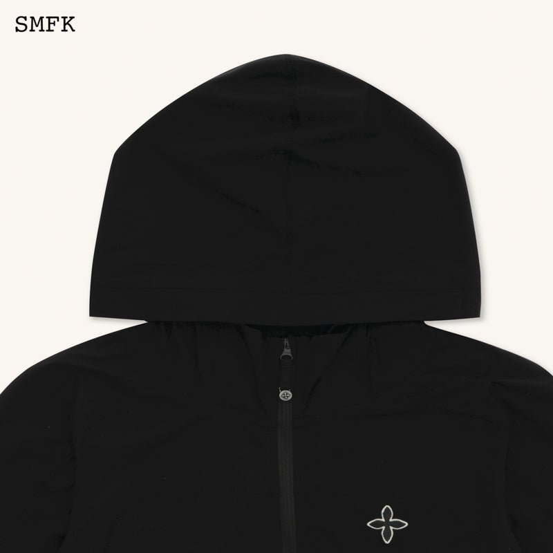 SMFK Compass Hug Sun-Proof Super Light Hoodie Black | MADA IN CHINA