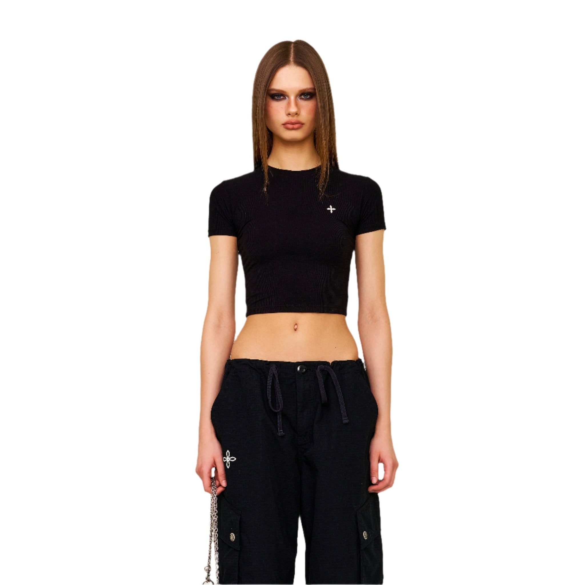 SMFK Compass Hug Tight Sports TEE In Black | MADAX