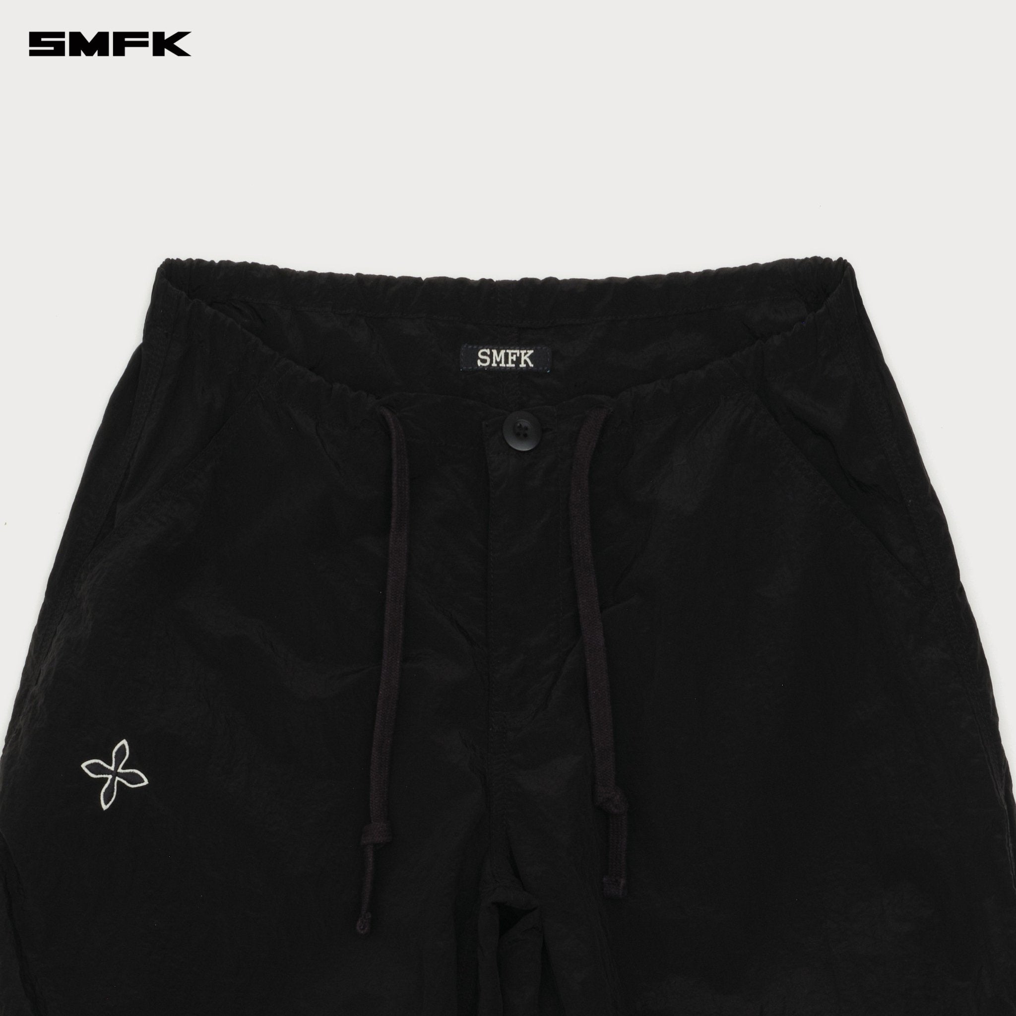 SMFK Compass Lightning Overalls Pants In Black | MADAX