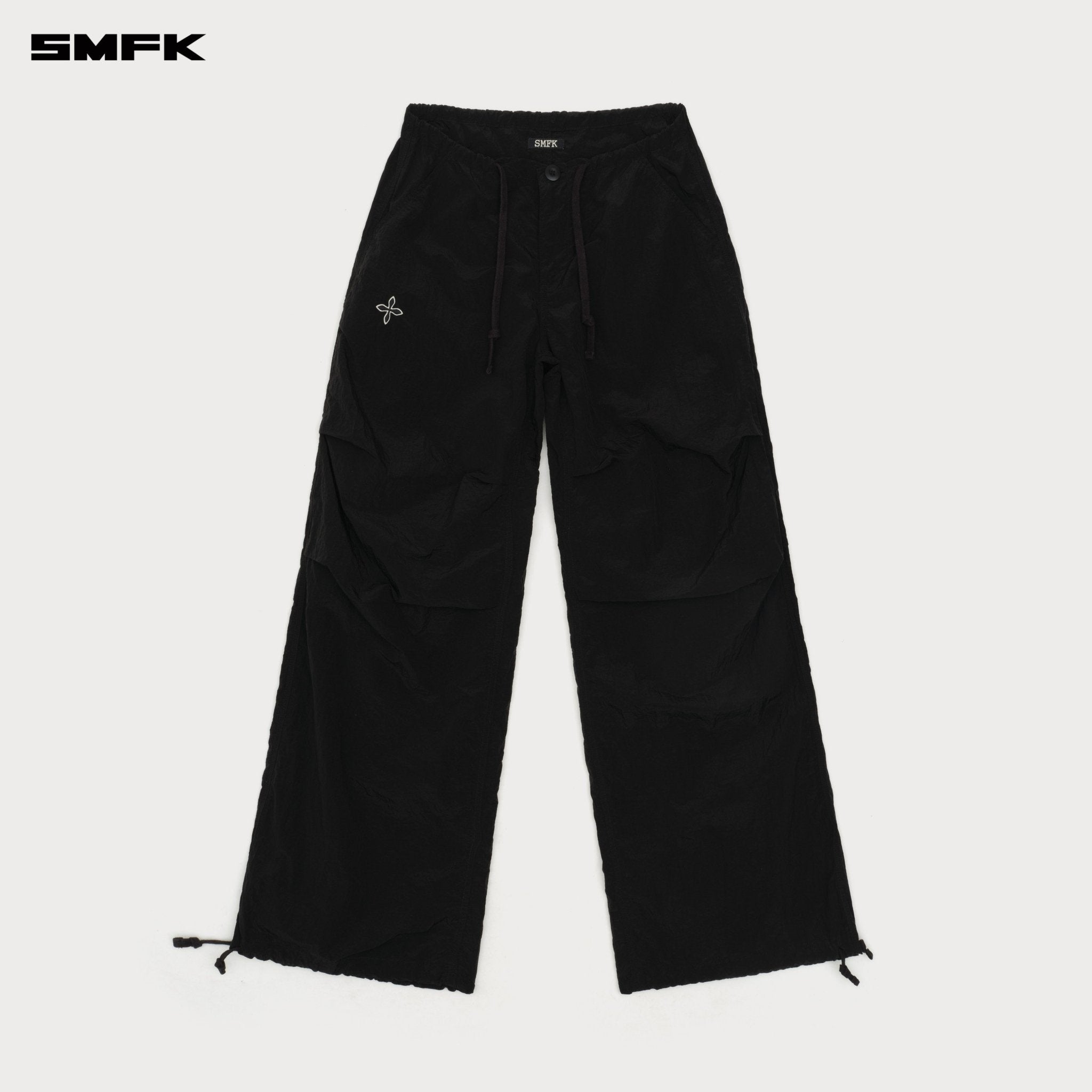 SMFK Compass Lightning Overalls Pants In Black | MADAX