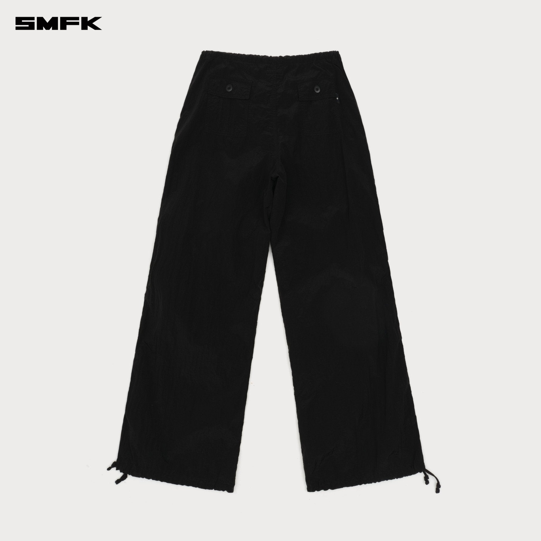 SMFK Compass Lightning Overalls Pants In Black | MADAX